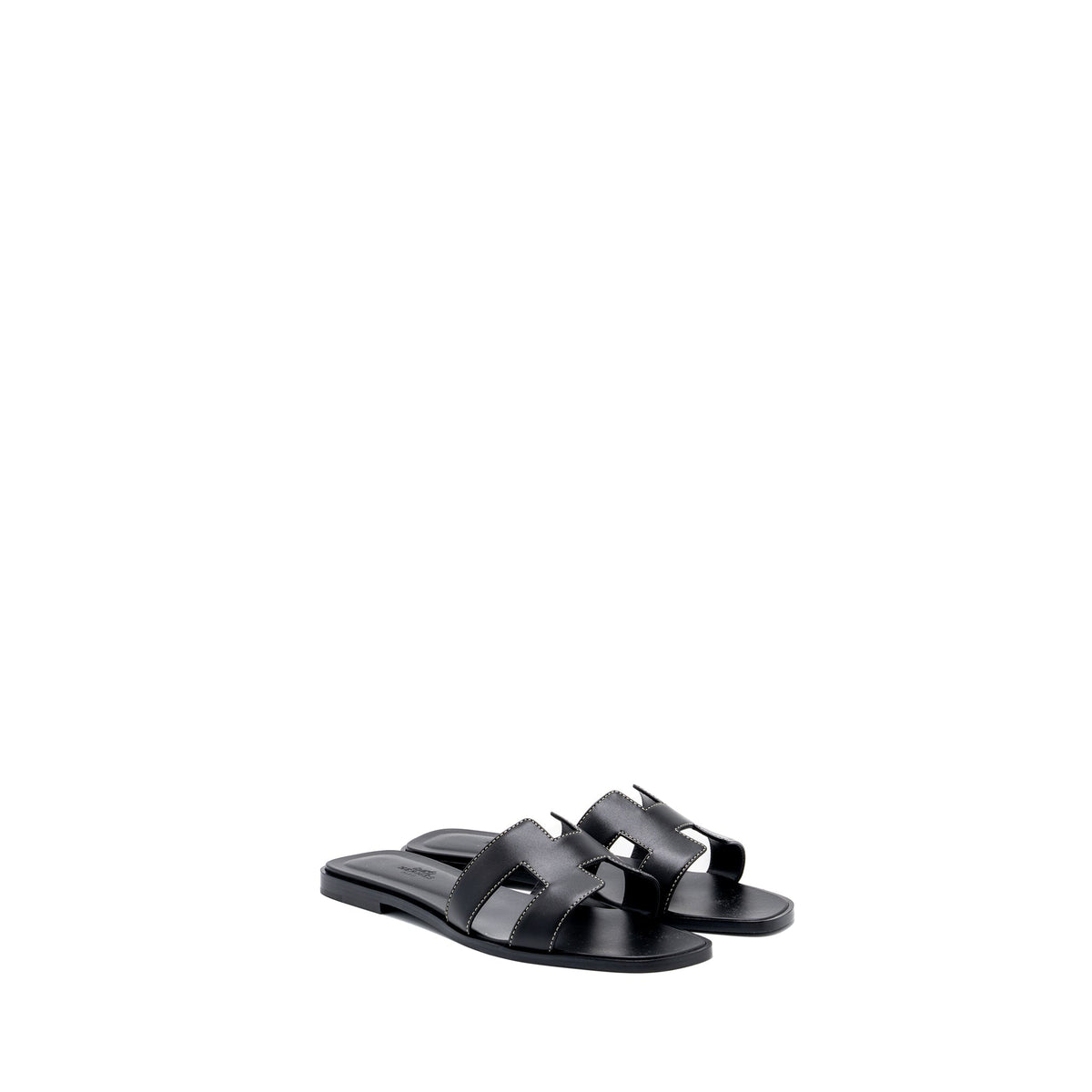 hermes-size-38-oran-sandal-calfskin-black