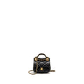 chanel-21a-top-handle-mini-flap-card-holder-with-chain-lambskin-black-ghw-copy