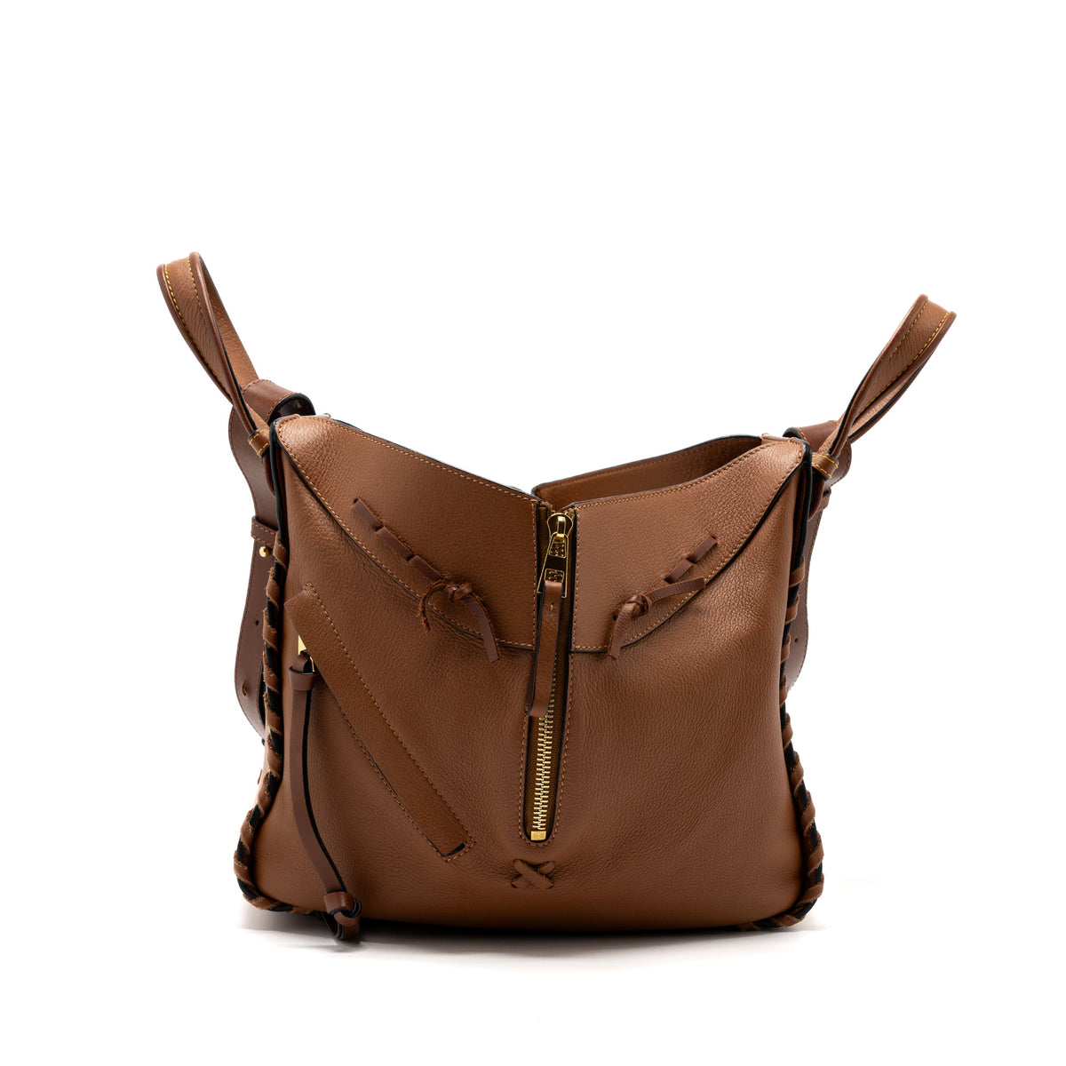 loewe-small-hammock-bag-calfskin-caramel-ghw