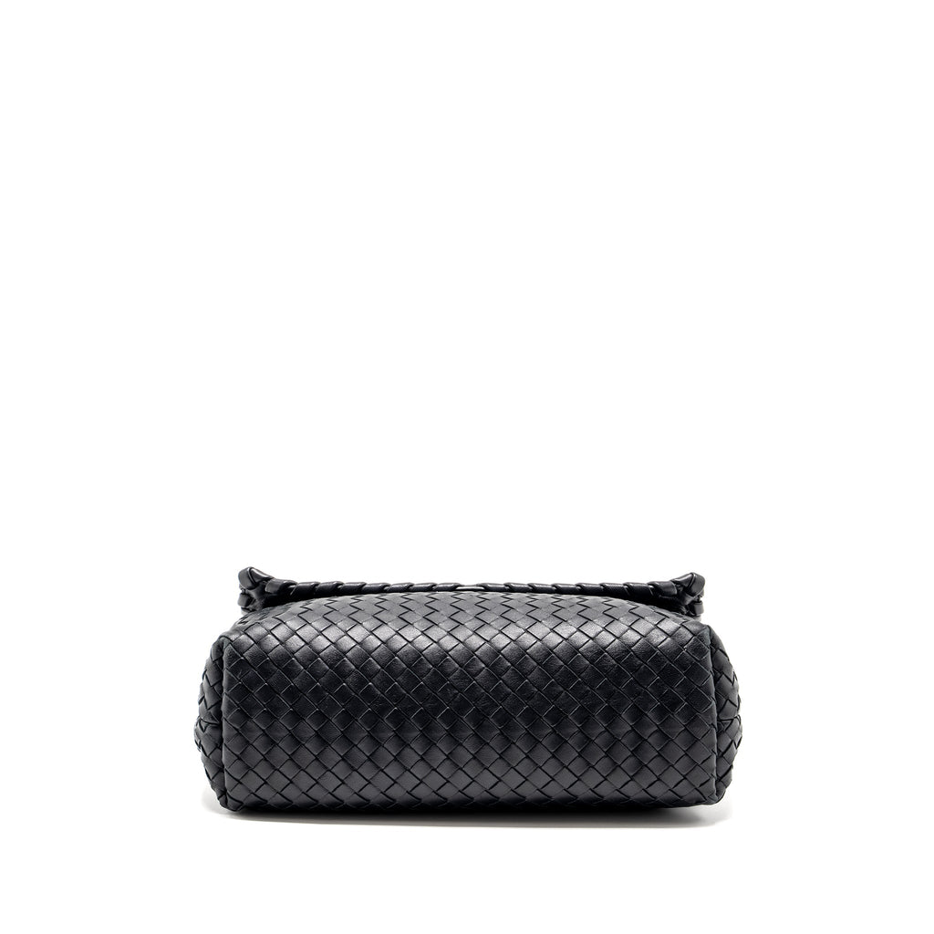 bottega-veneta-olympia-bag-leather-black-with-black-hardware