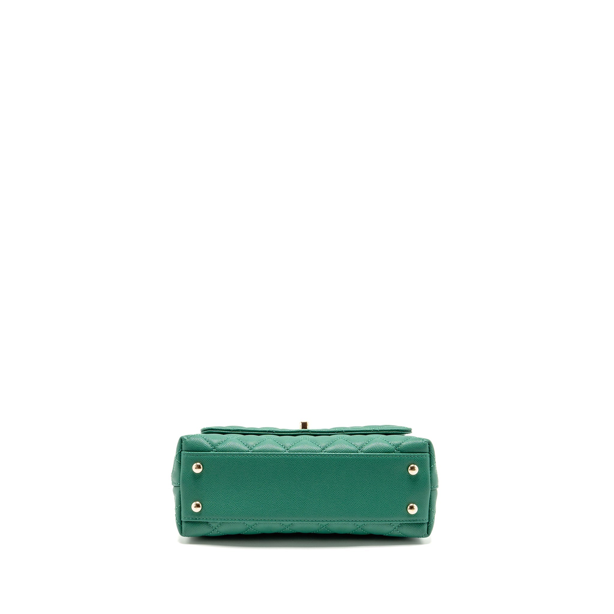 chanel-small-coco-handle-caviar-green-lghw-microchip-copy