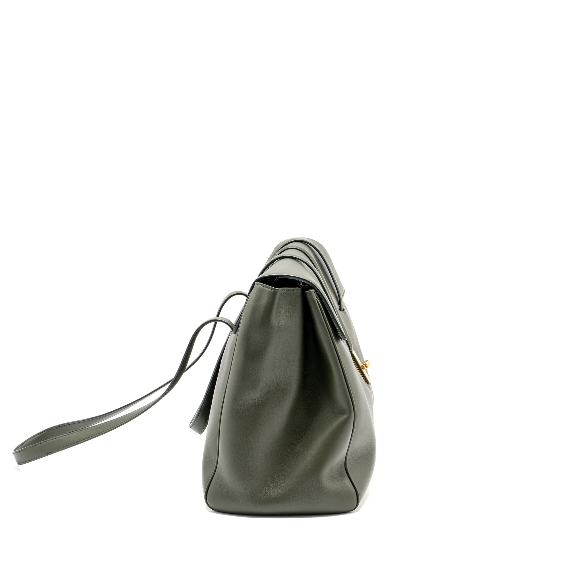 celine-large-soft-16-bag-smooth-calfskin-dark-green-ghw