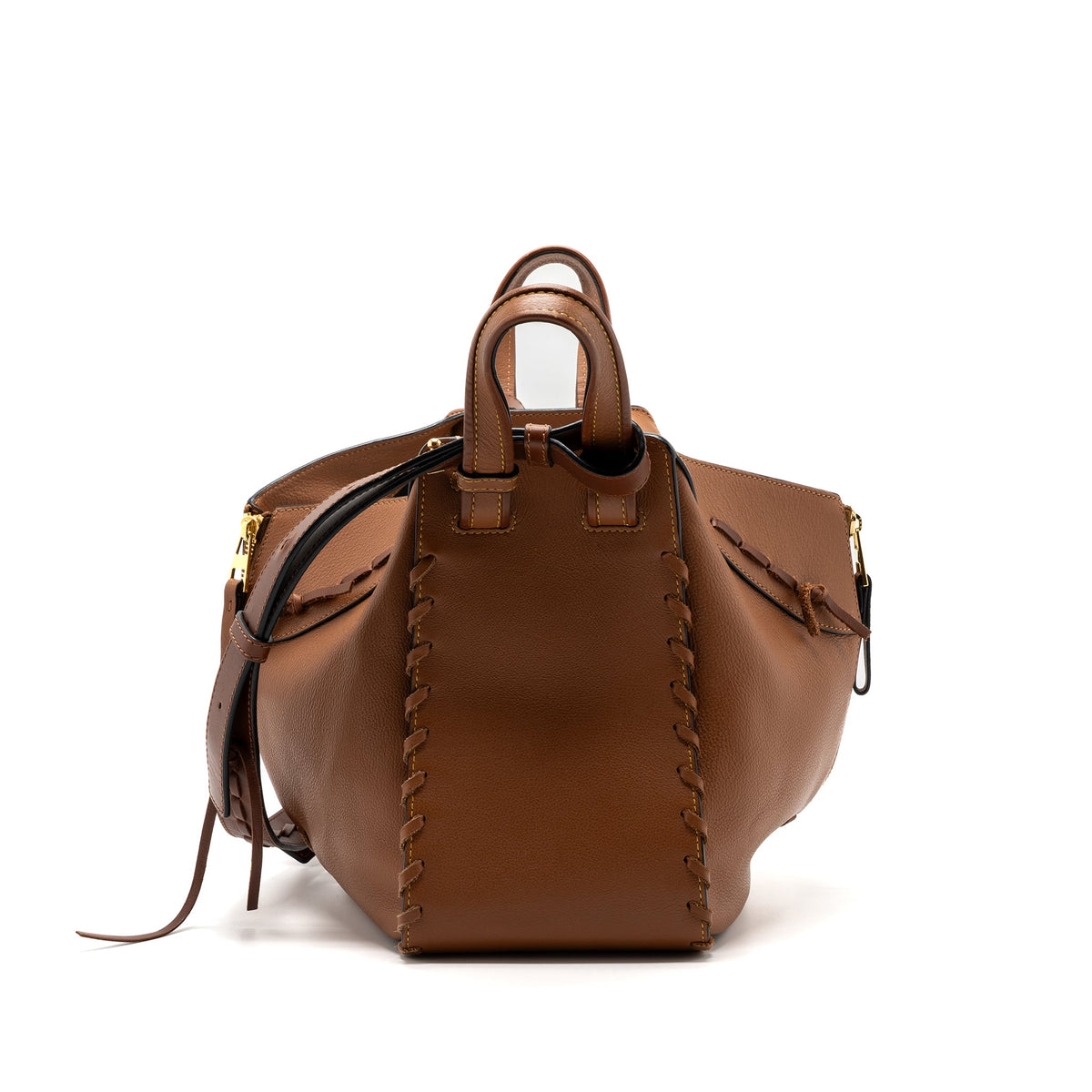loewe-small-hammock-bag-calfskin-caramel-ghw