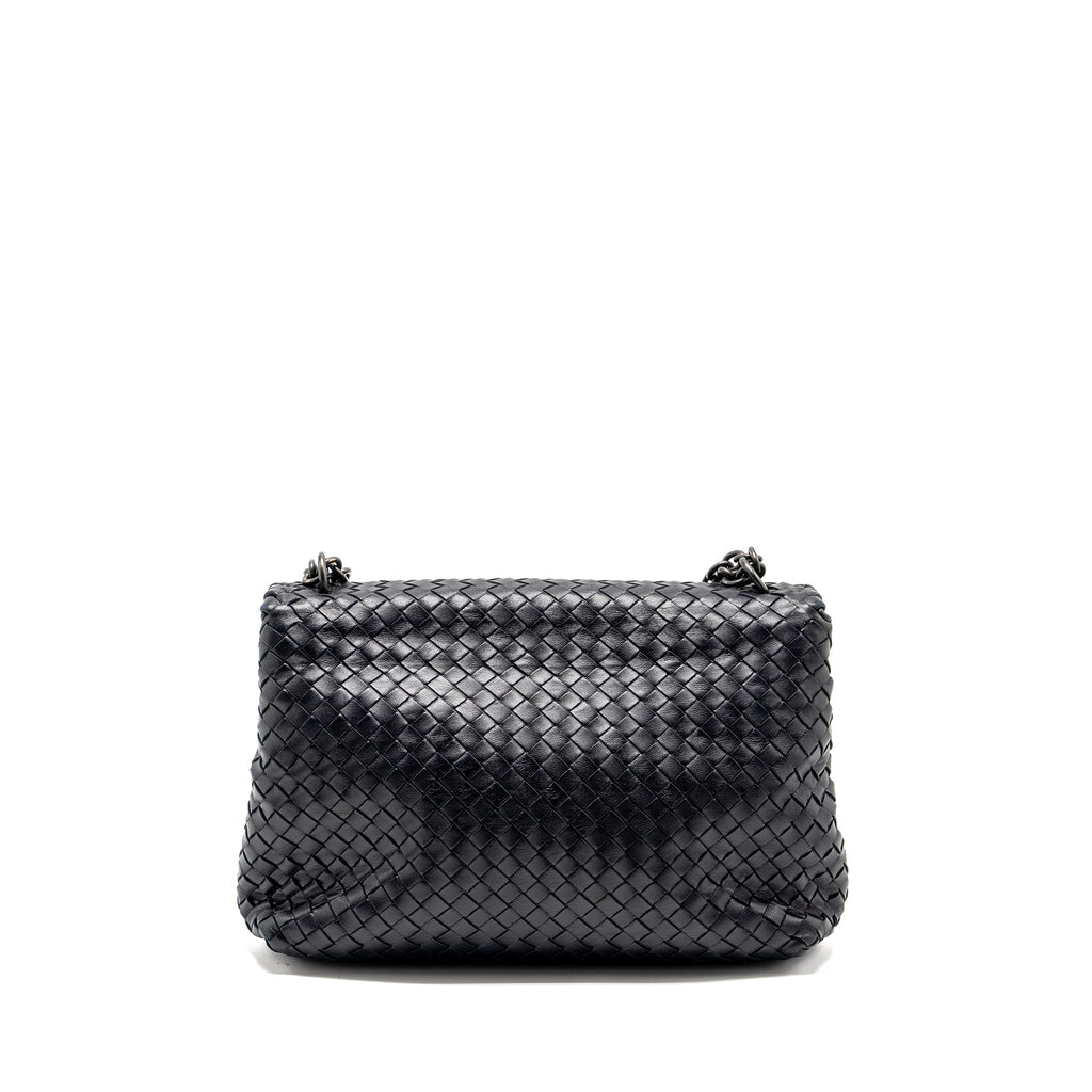 bottega-veneta-olympia-bag-leather-black-with-black-hardware