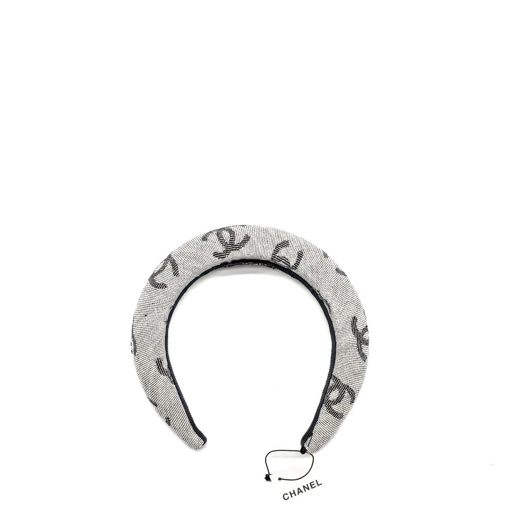 chanel-22s-cc-logo-headband-cotton-white-black