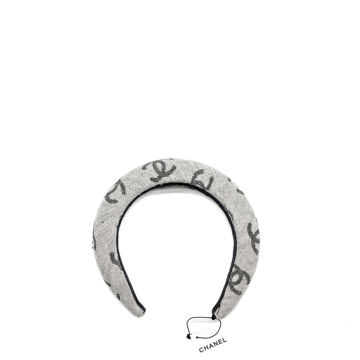 chanel-22s-cc-logo-headband-cotton-white-black