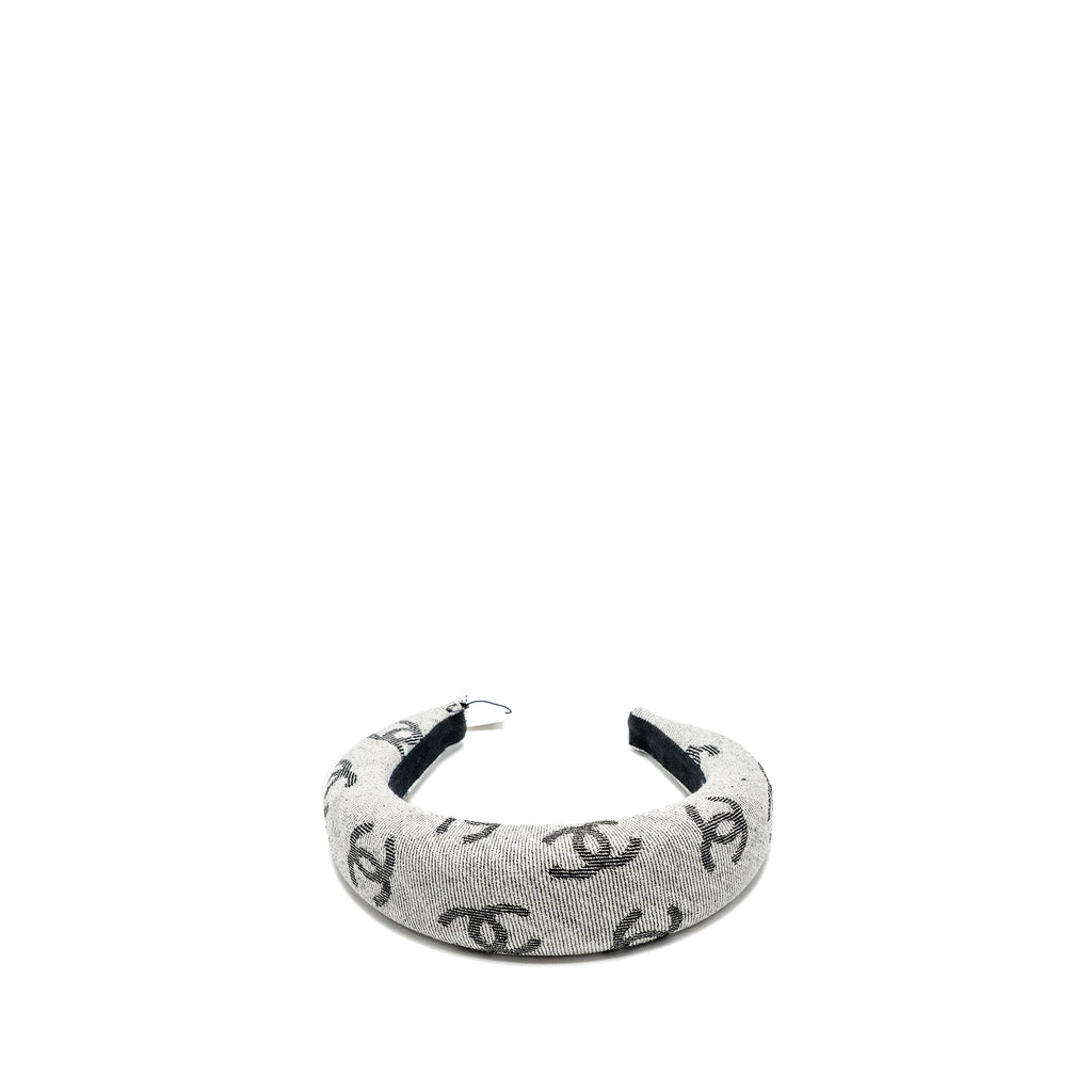 chanel-22s-cc-logo-headband-cotton-white-black