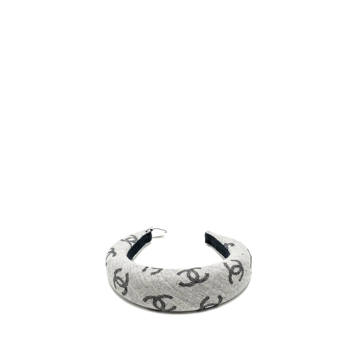 chanel-22s-cc-logo-headband-cotton-white-black