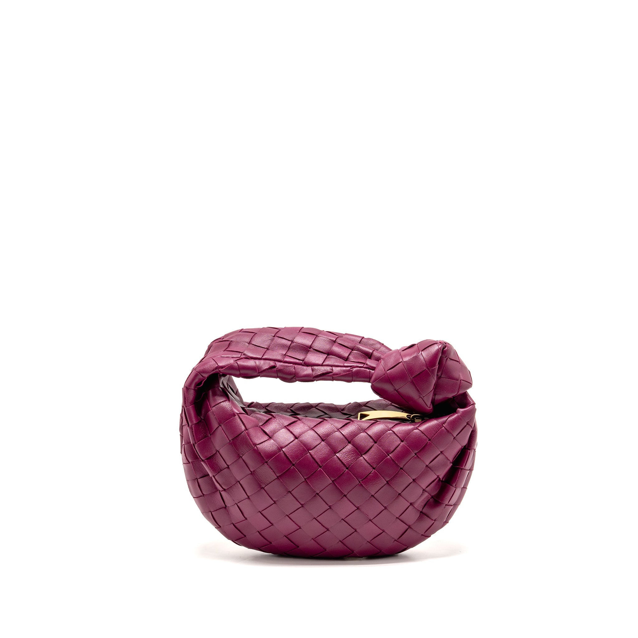 bottega-veneta-mini-jodie-lambskin-dark-pink-ghw