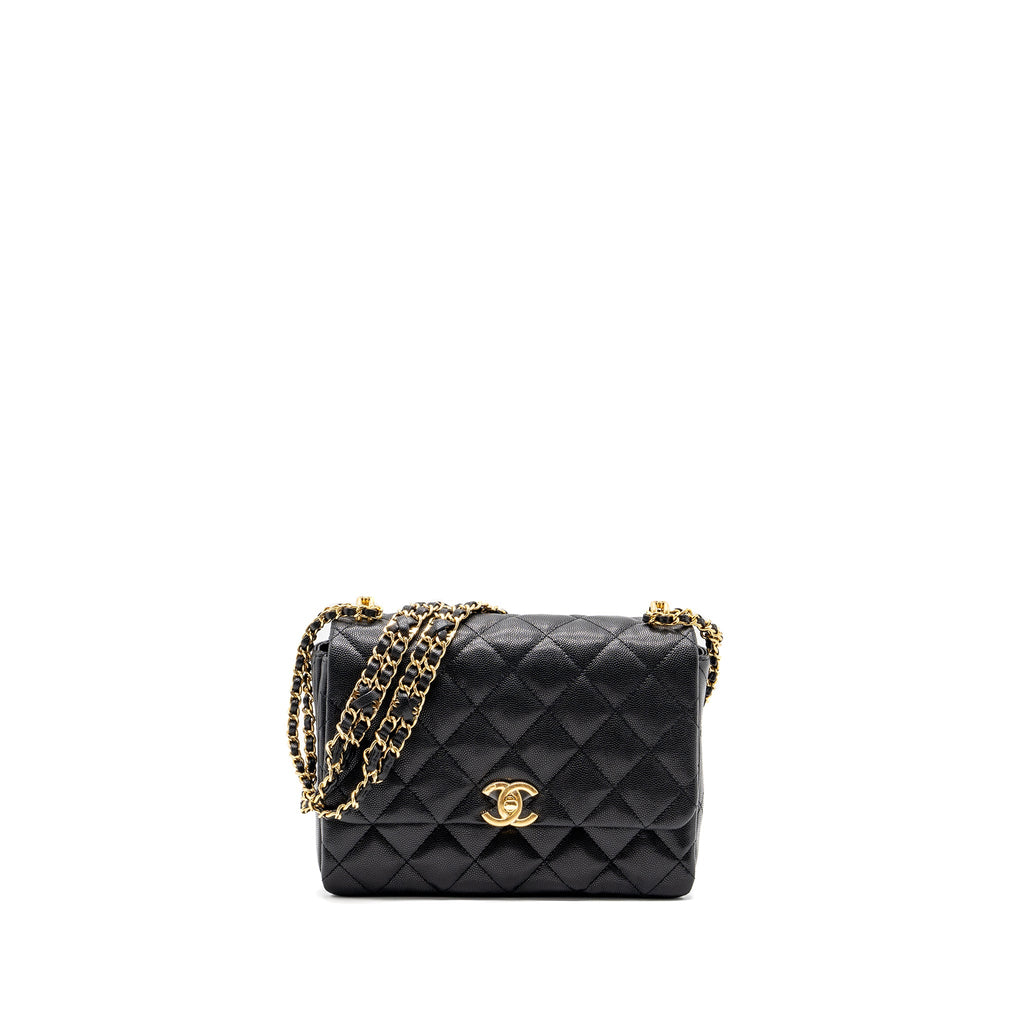 chanel-22k-coco-first-flap-bag-caviar-black-ghw-microchip