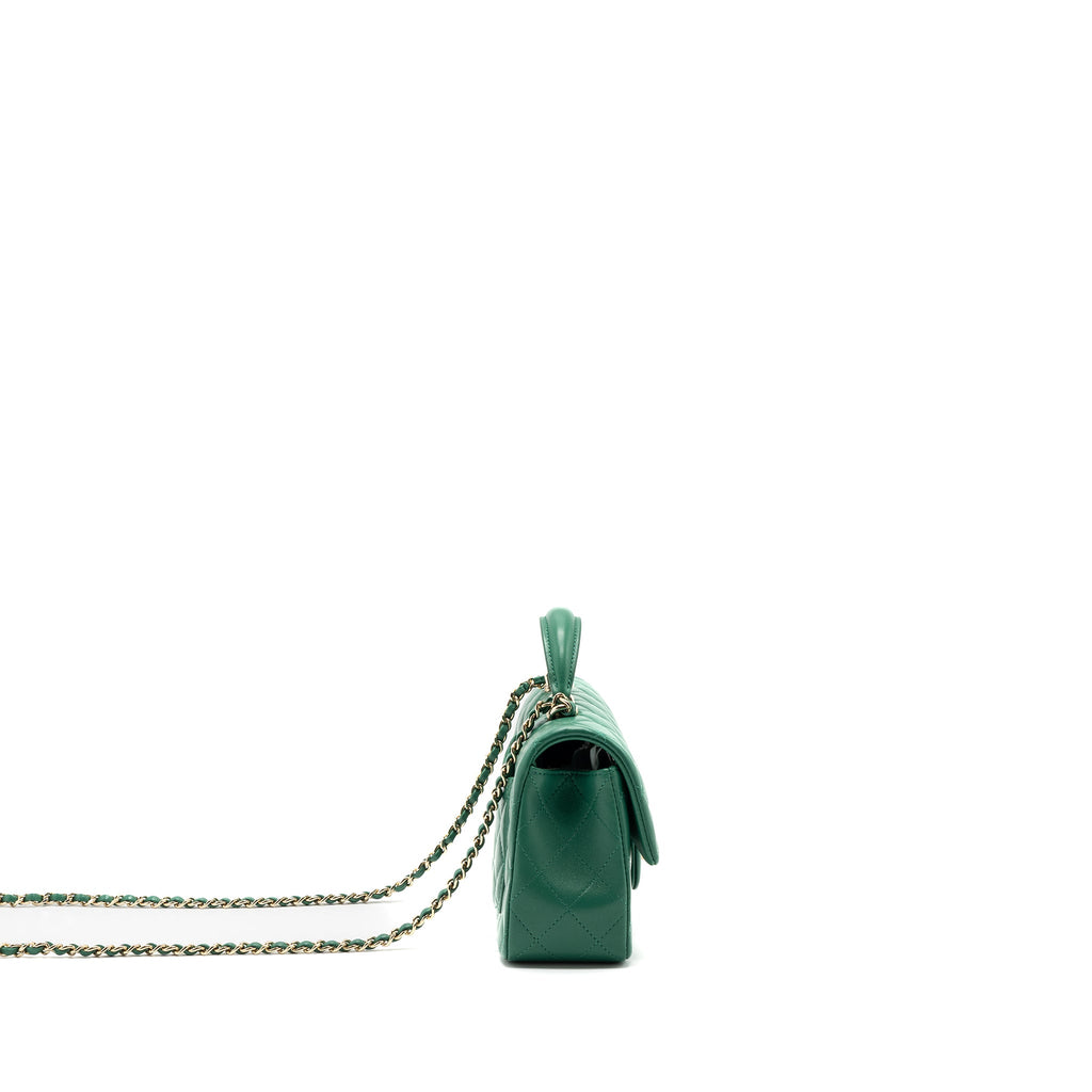 chanel-top-handle-mini-flap-bag-with-chain-lambskin-green-lghw-microchip