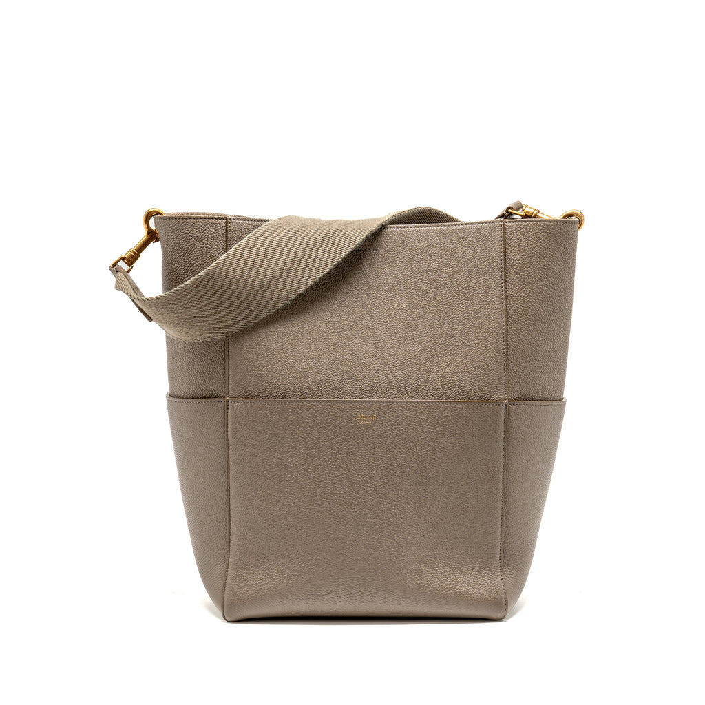 celine-sangle-bucket-bag-grained-calfskin-grey-ghw-2
