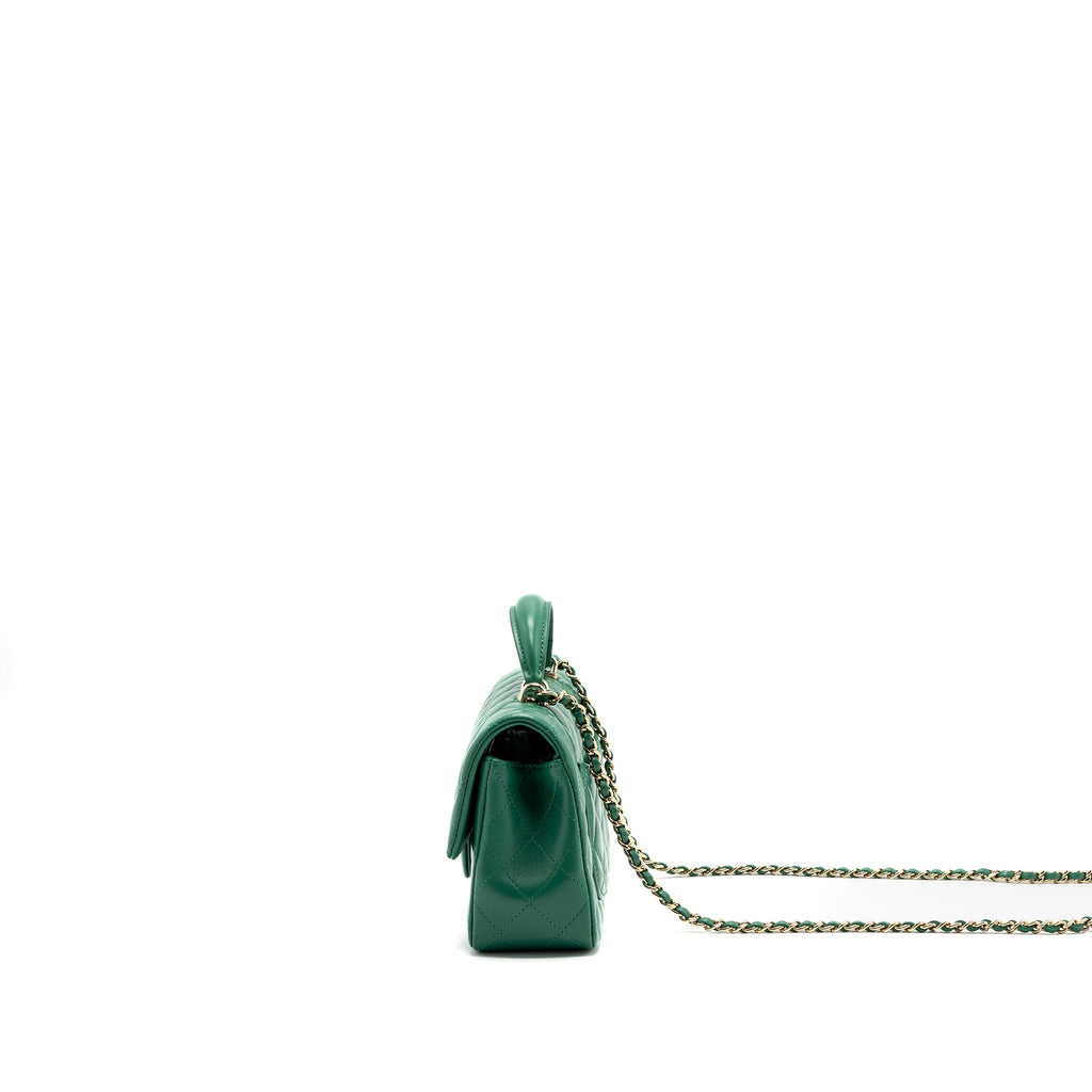 chanel-top-handle-mini-flap-bag-with-chain-lambskin-green-lghw-microchip