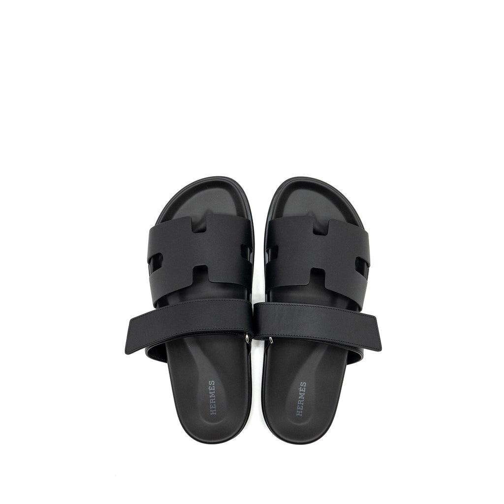 hermes-men-s-size-41-chypre-sandal-calfskin-black