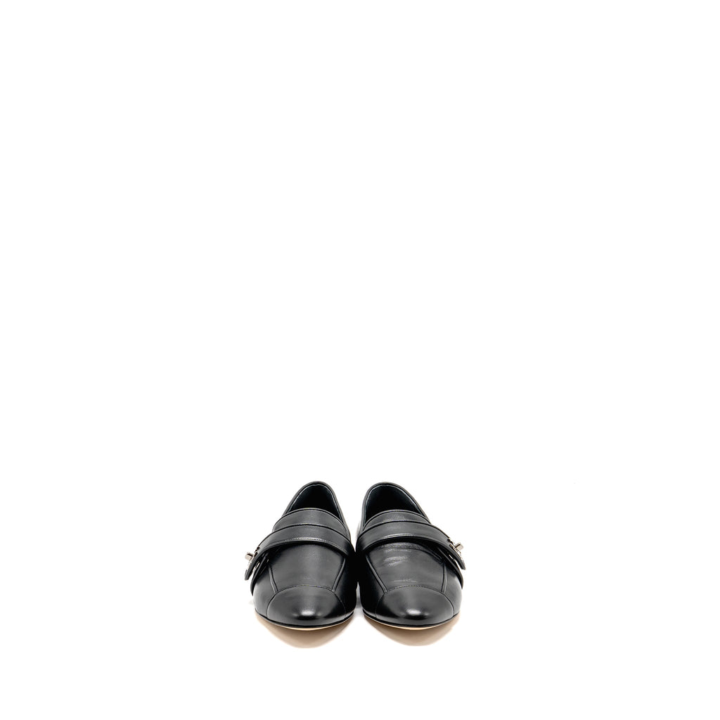 chanel-size-37-5-loafer-lambskin-black-shw