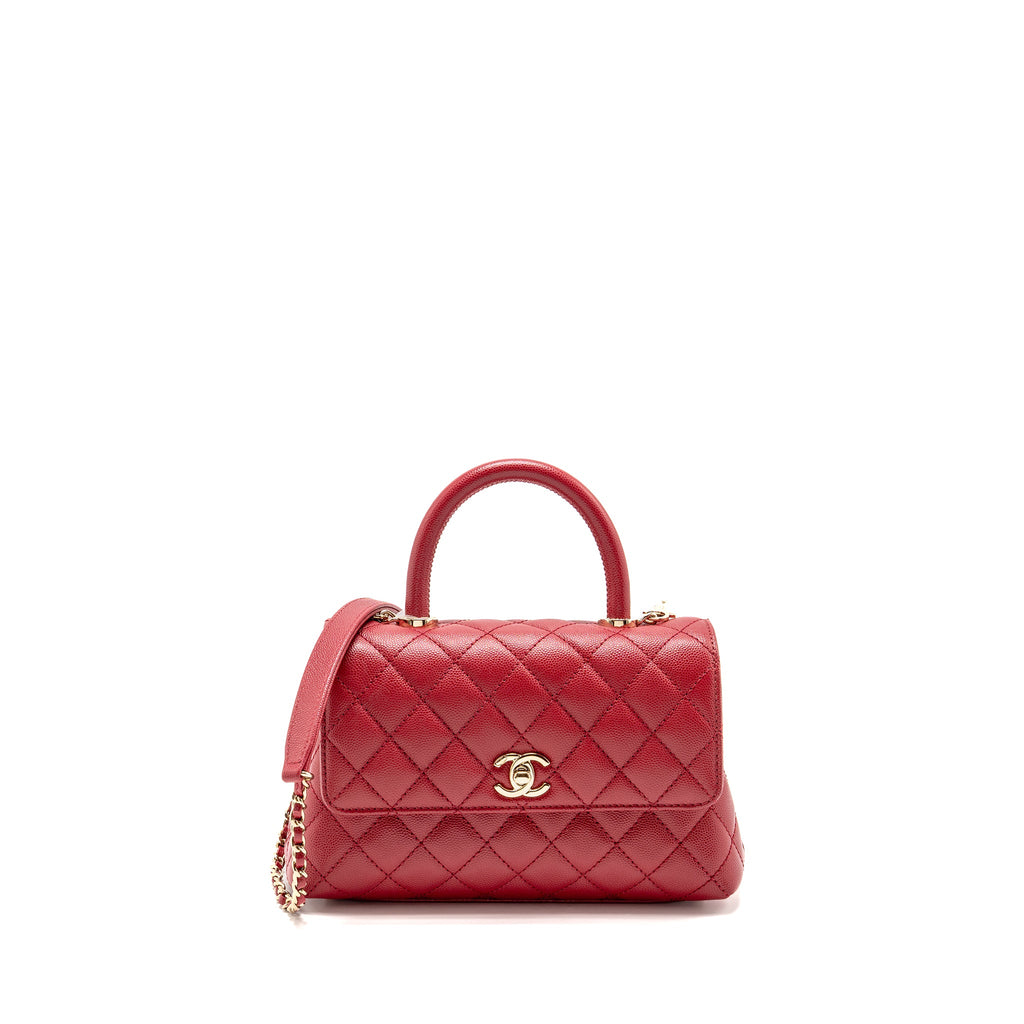 chanel-small-coco-handle-caviar-red-lghw-microchip