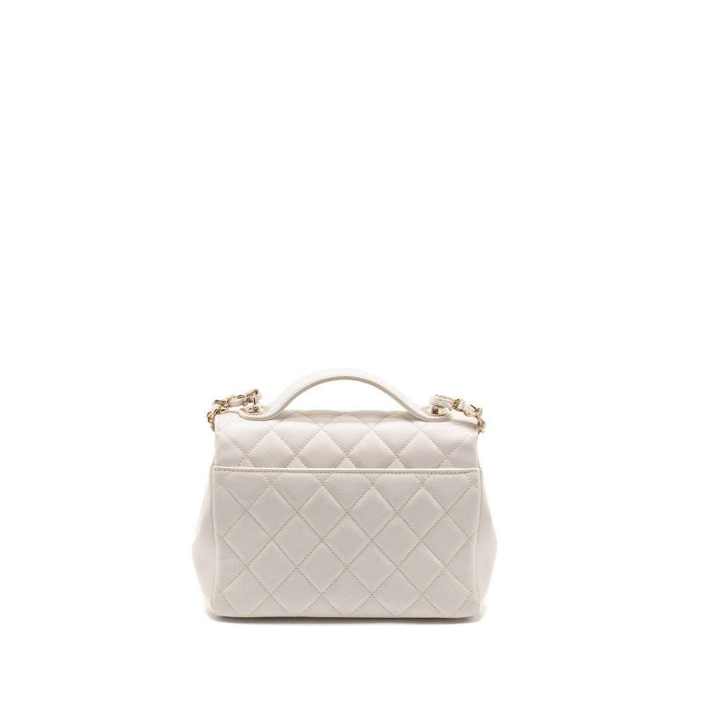 chanel-medium-business-affinity-caviar-white-lghw