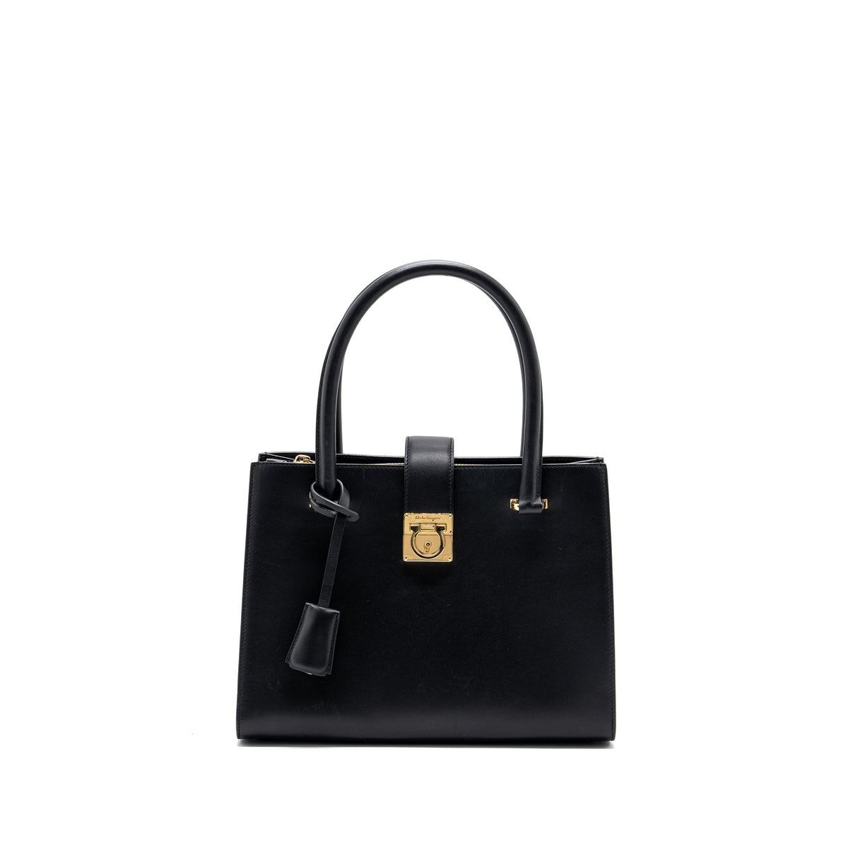 salvatore-ferragamo-tote-bag-calfskin-black-ghw
