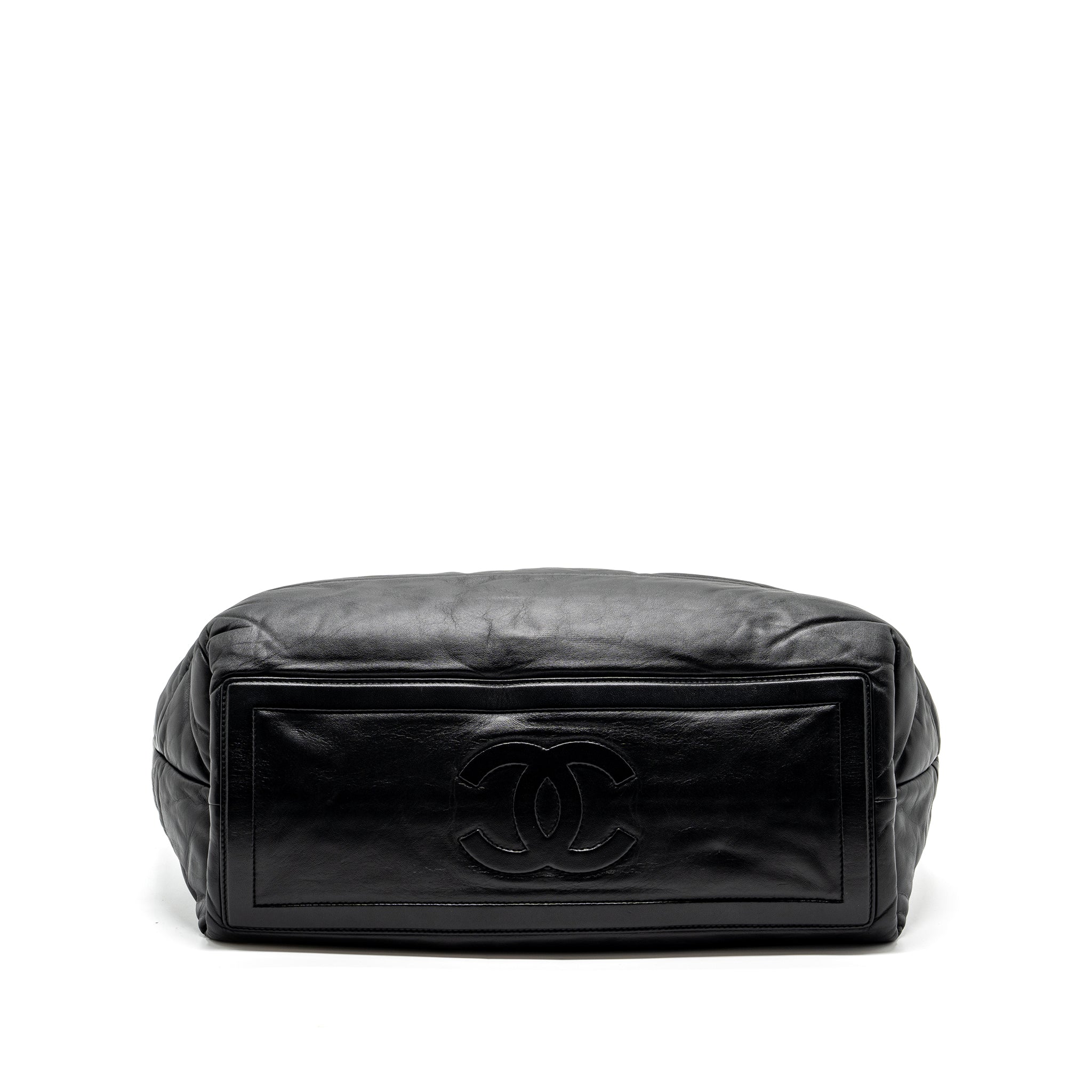 chanel-puffy-down-down-tote-bag-calfskin-black