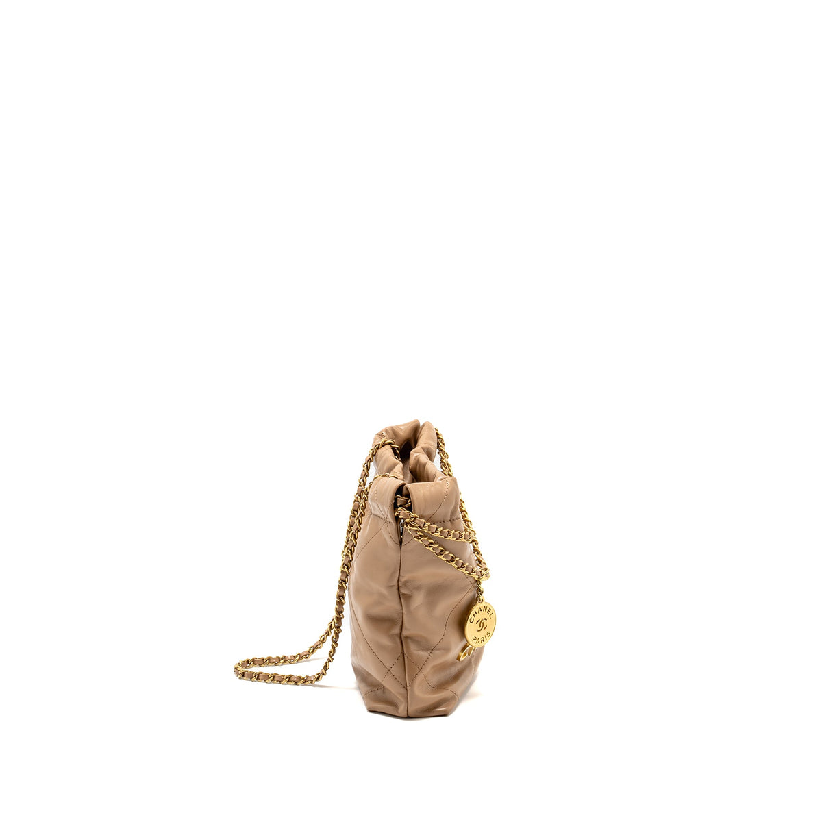 chanel-mini-22-bag-calfskin-dark-beige-ghw-microchip-copy
