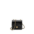 chanel-22k-retro-new-classic-square-mini-flap-bag-goatskin-black-brushed-ghw-microchip