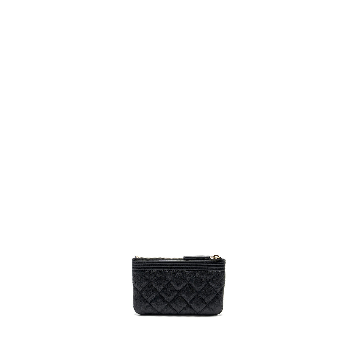 chanel-small-boy-zip-pouch-shiny-grained-calfskin-black-ghw-copy