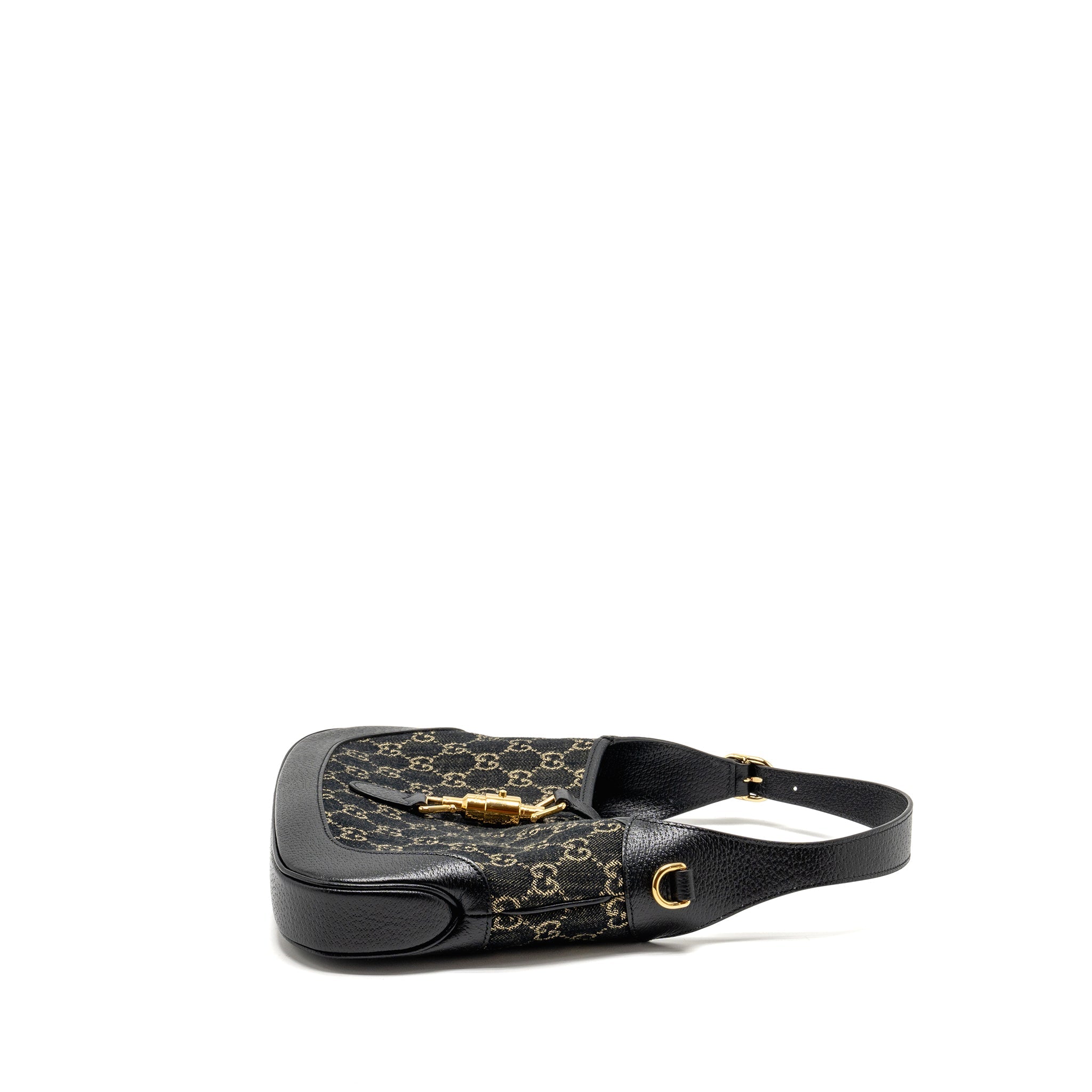 gucci-jackie-1961-small-shoulder-bag-denim-leather-black-ghw