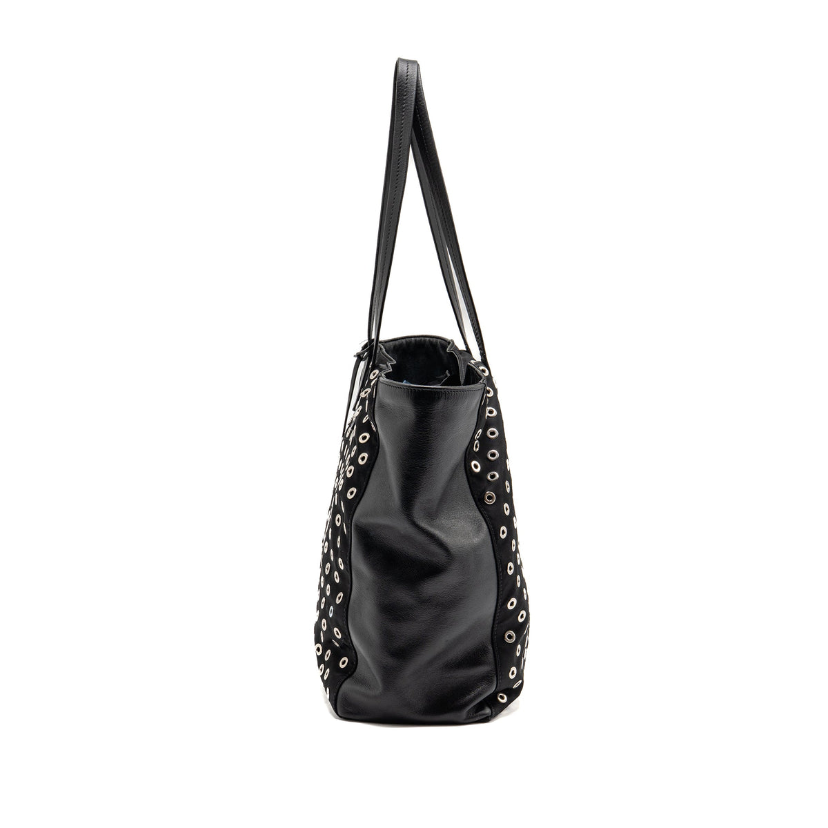 prada-shoulder-bag-lambskin-fabric-black-shw