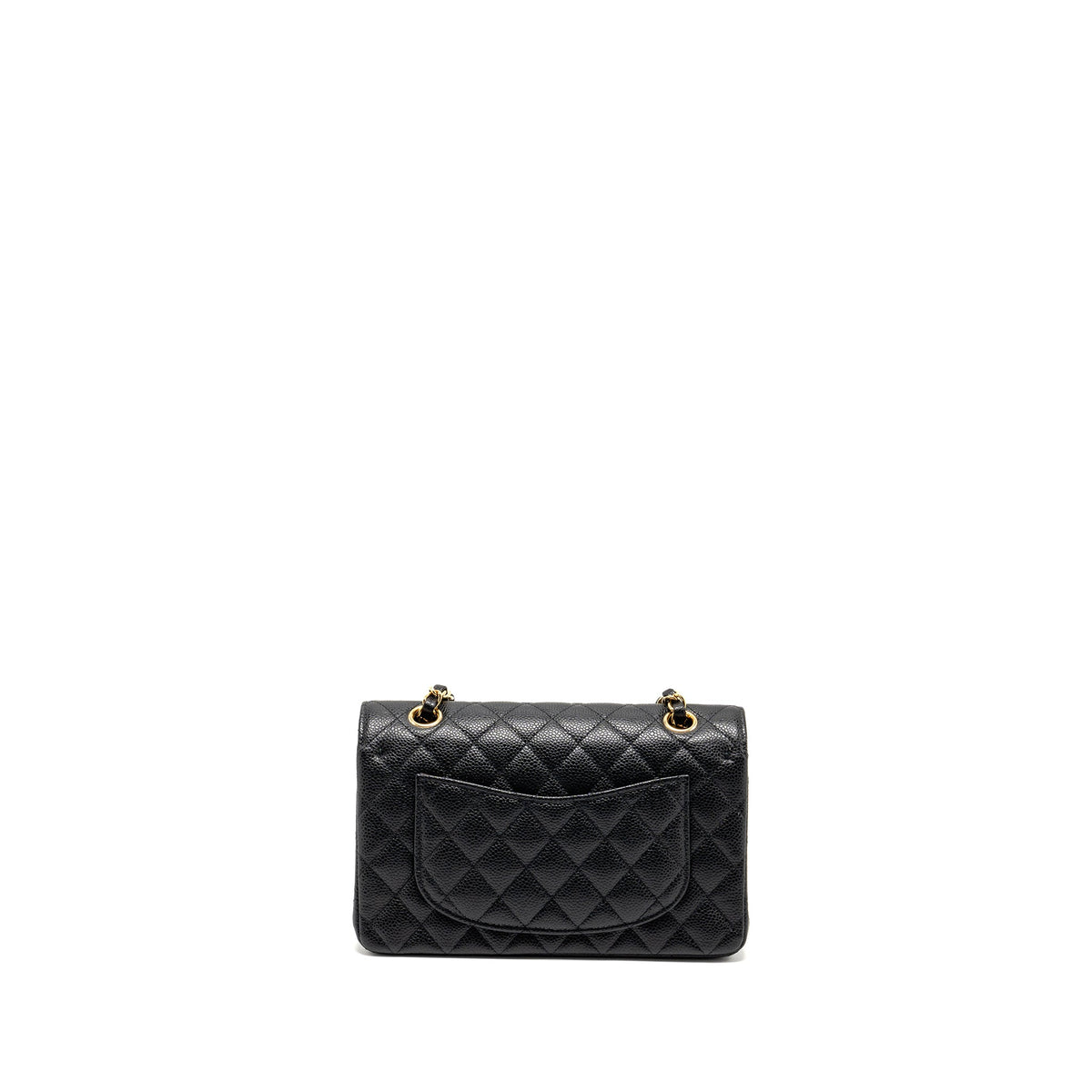 chanel-small-classic-double-flap-bag-caviar-black-ghwmicrochip-copy