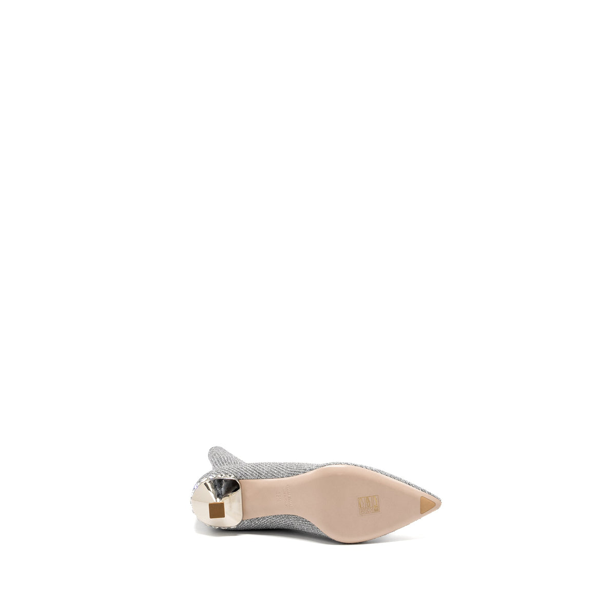 miu-miu-size-38-5-glitter-sock-boots-silver