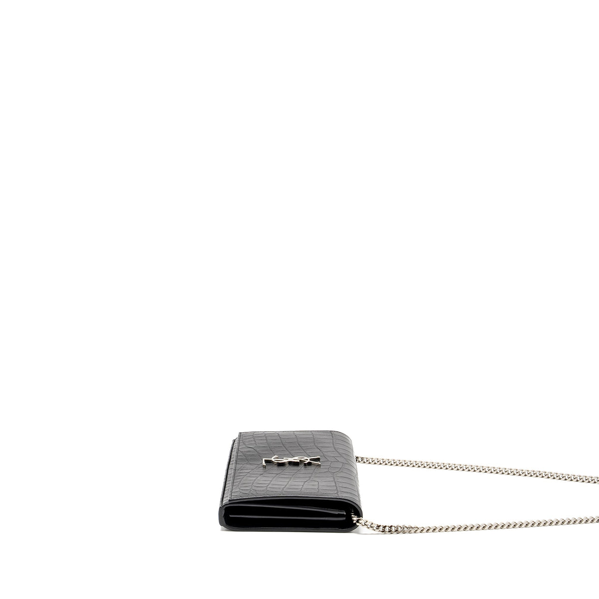 saint-laurent-ysl-classic-chain-wallet-crocodile-embossed-calfskin-black-shw