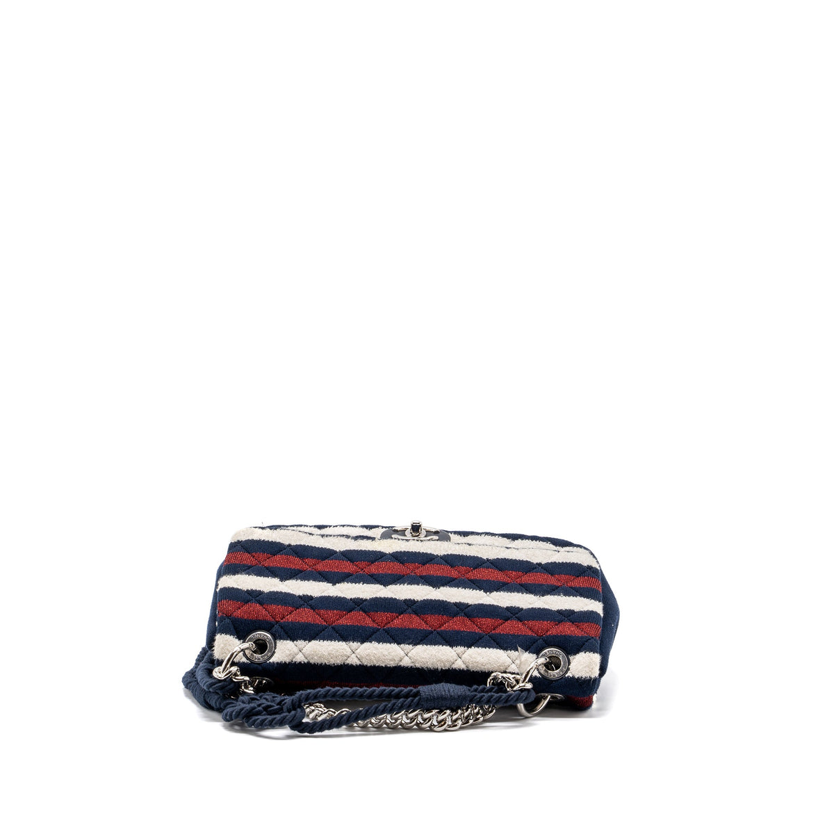 chanel-quilted-flap-bag-fabric-multicolor-blue-red-white-shw