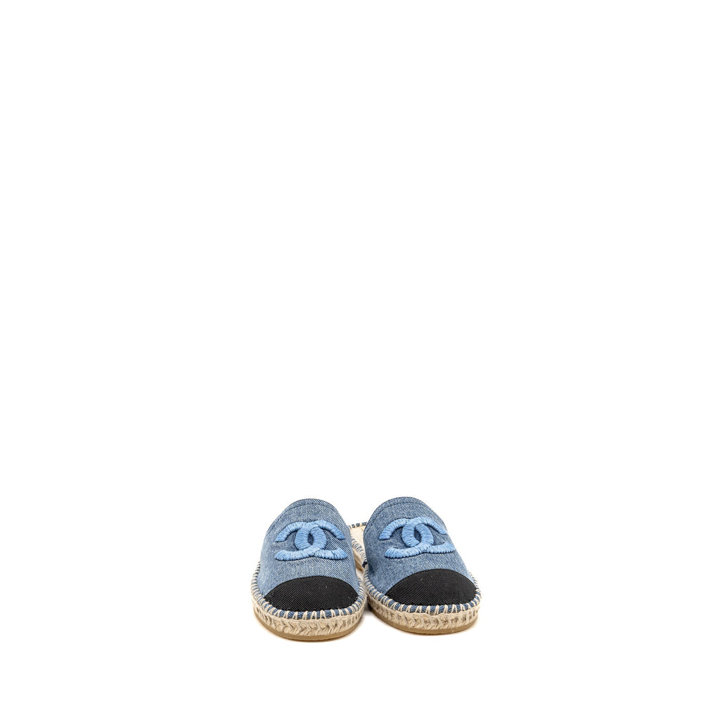 chanel-size-37-espadrilles-sandals-denim-blue