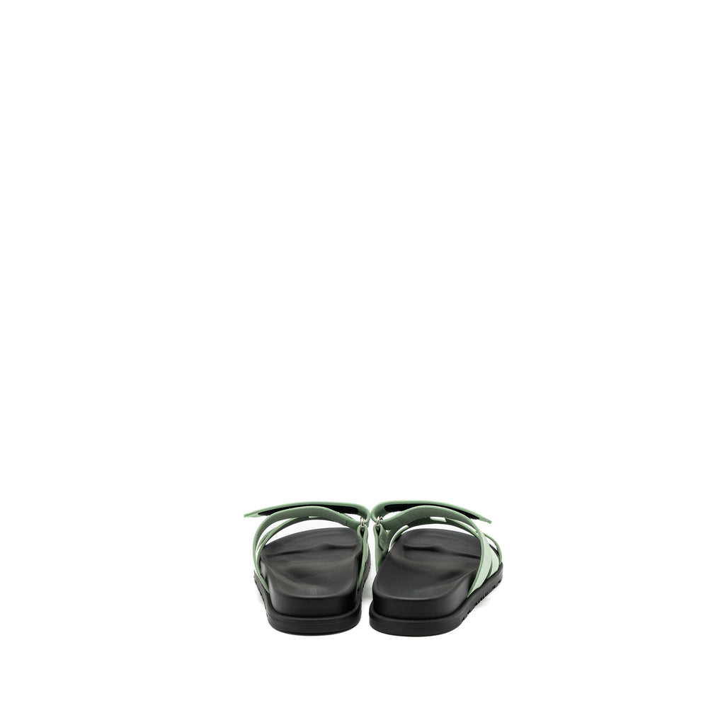 hermes-size-37-5-chypre-sandals-epsom-vert-jade