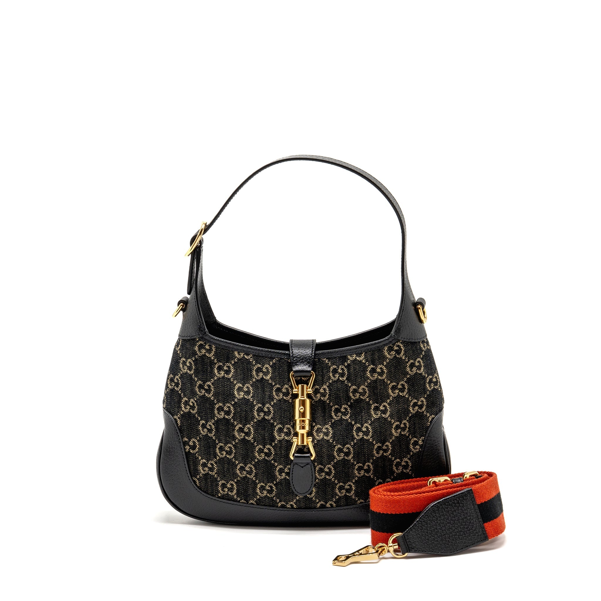 gucci-jackie-1961-small-shoulder-bag-denim-leather-black-ghw
