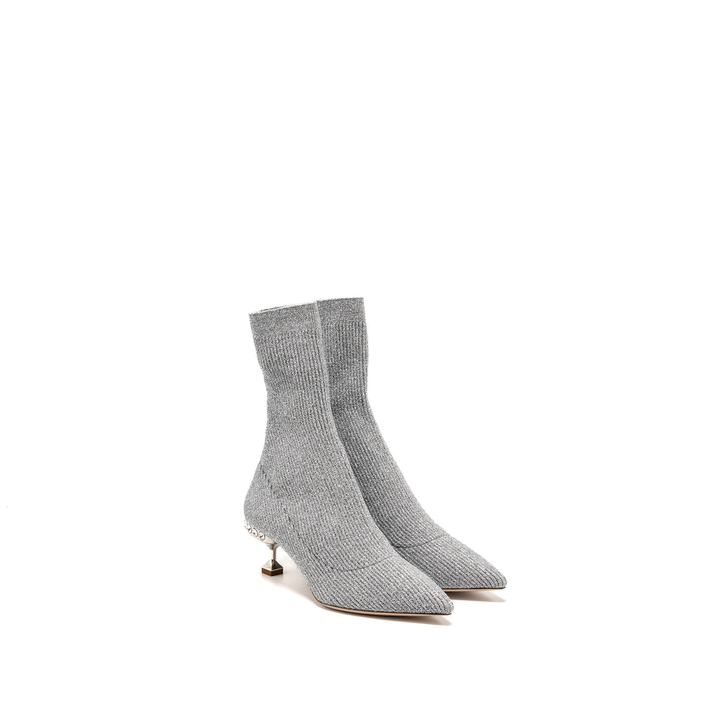 miu-miu-size-38-5-glitter-sock-boots-silver