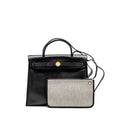 hermes-herbag-31-zip-bag-berline-canvas-hunter-leather-black-ecru-black-ghw-stamp-b