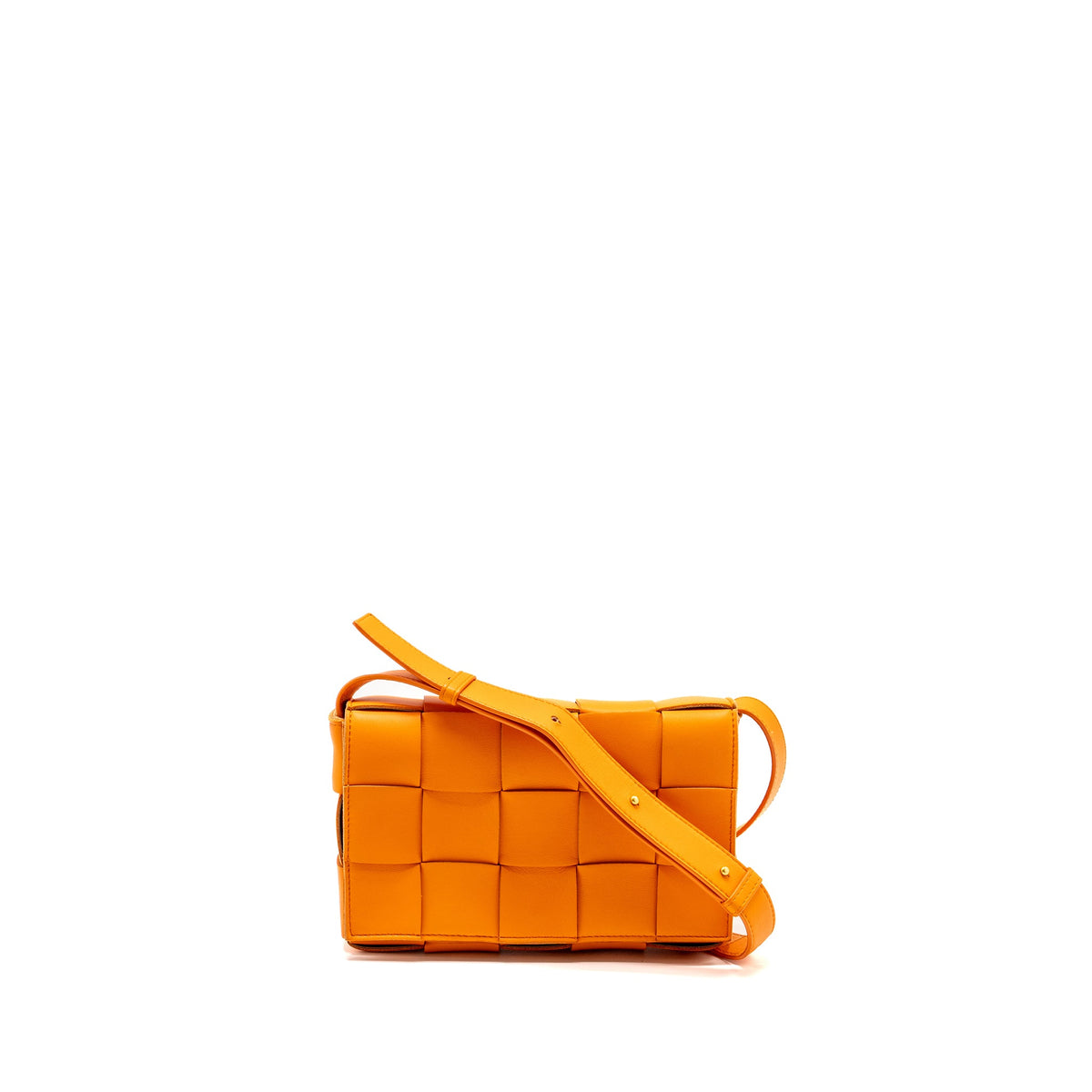 bottega-veneta-small-cassette-bag-lambskin-orange-ghw