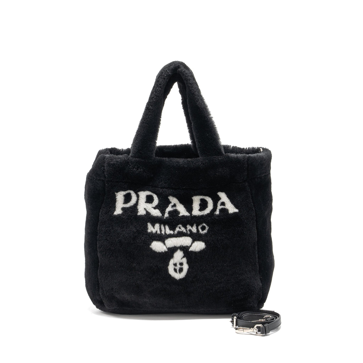 prada-medium-tote-bag-shearling-black-shw