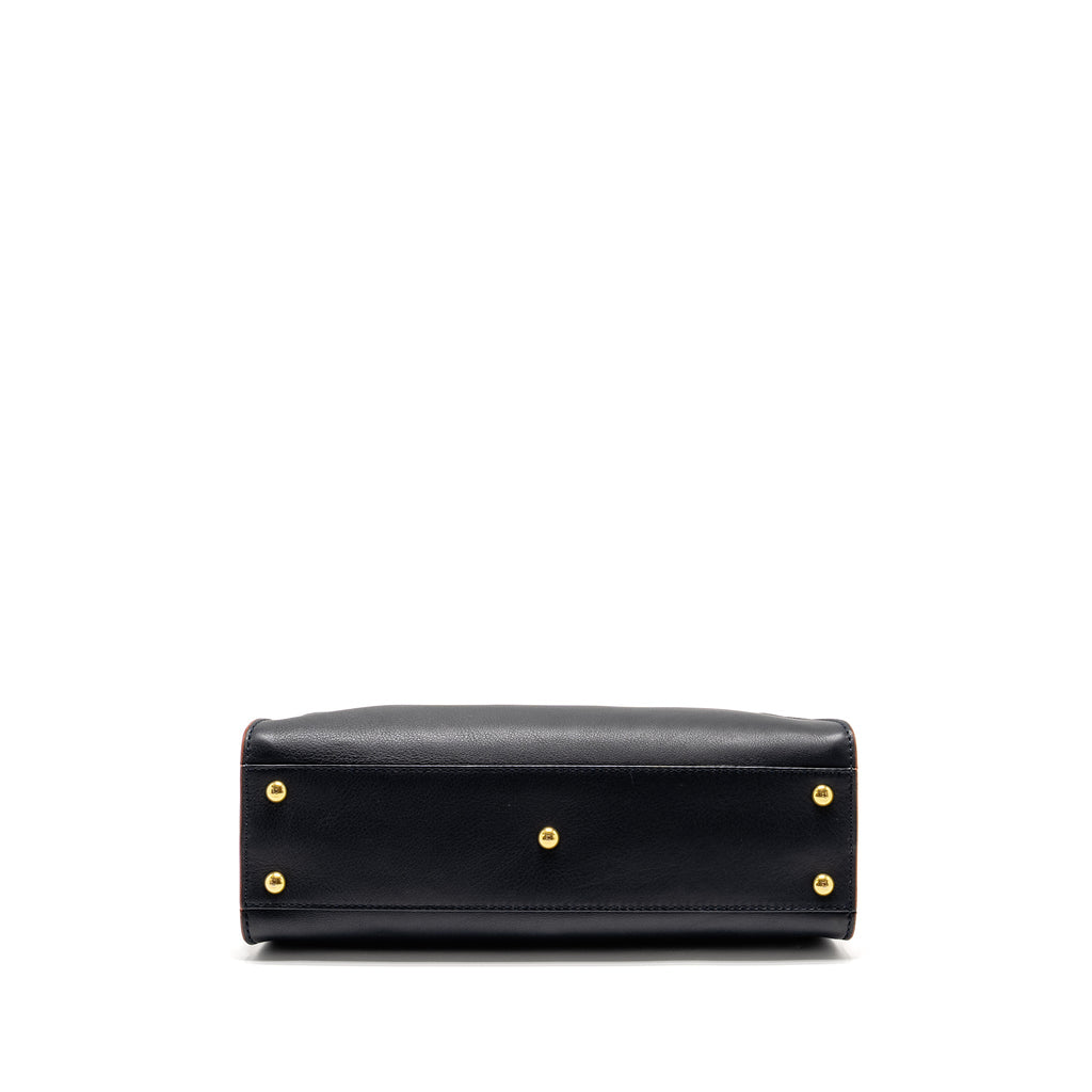 fendi-medium-peekaboo-calfskin-dark-blue-red-ghw
