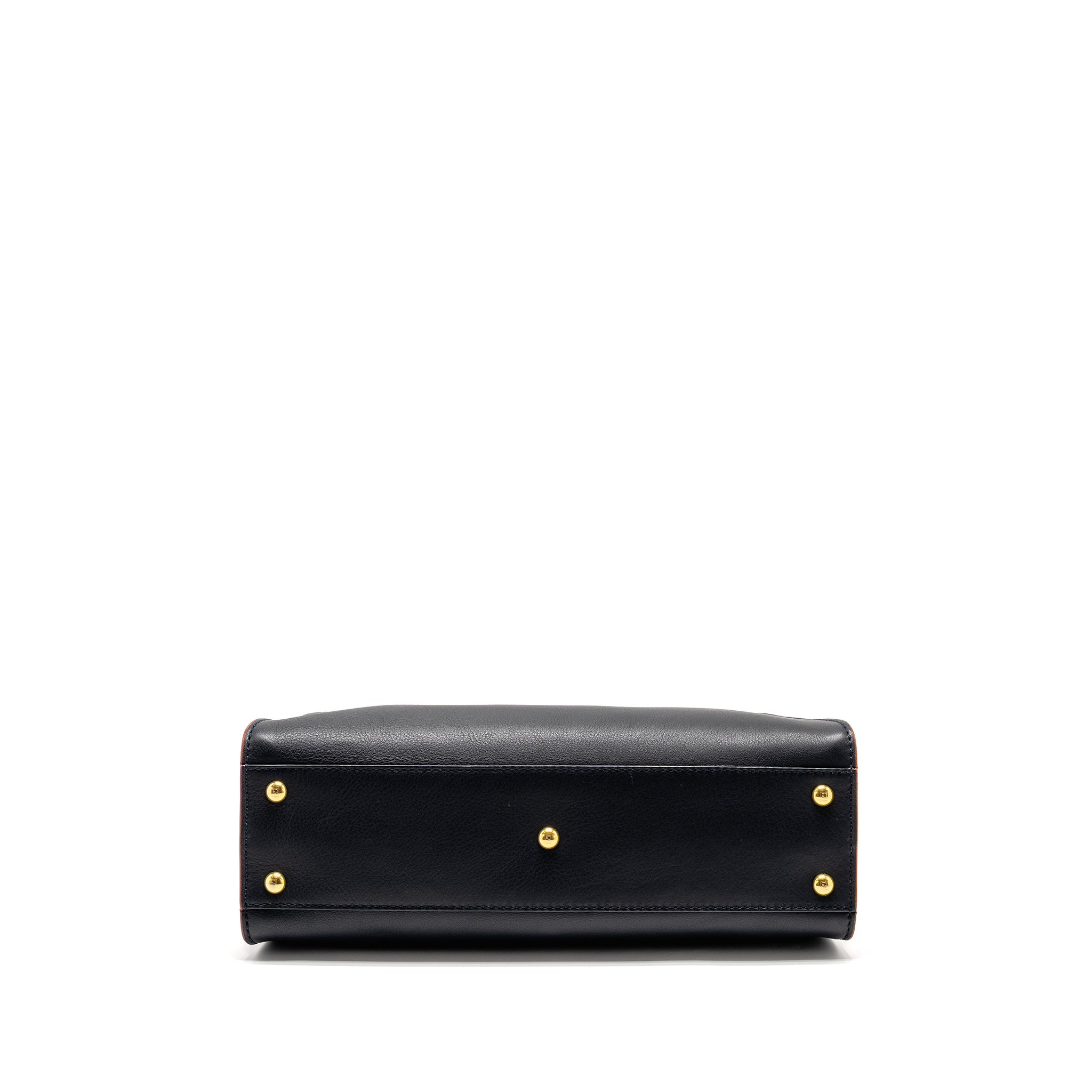 fendi-medium-peekaboo-calfskin-dark-blue-red-ghw