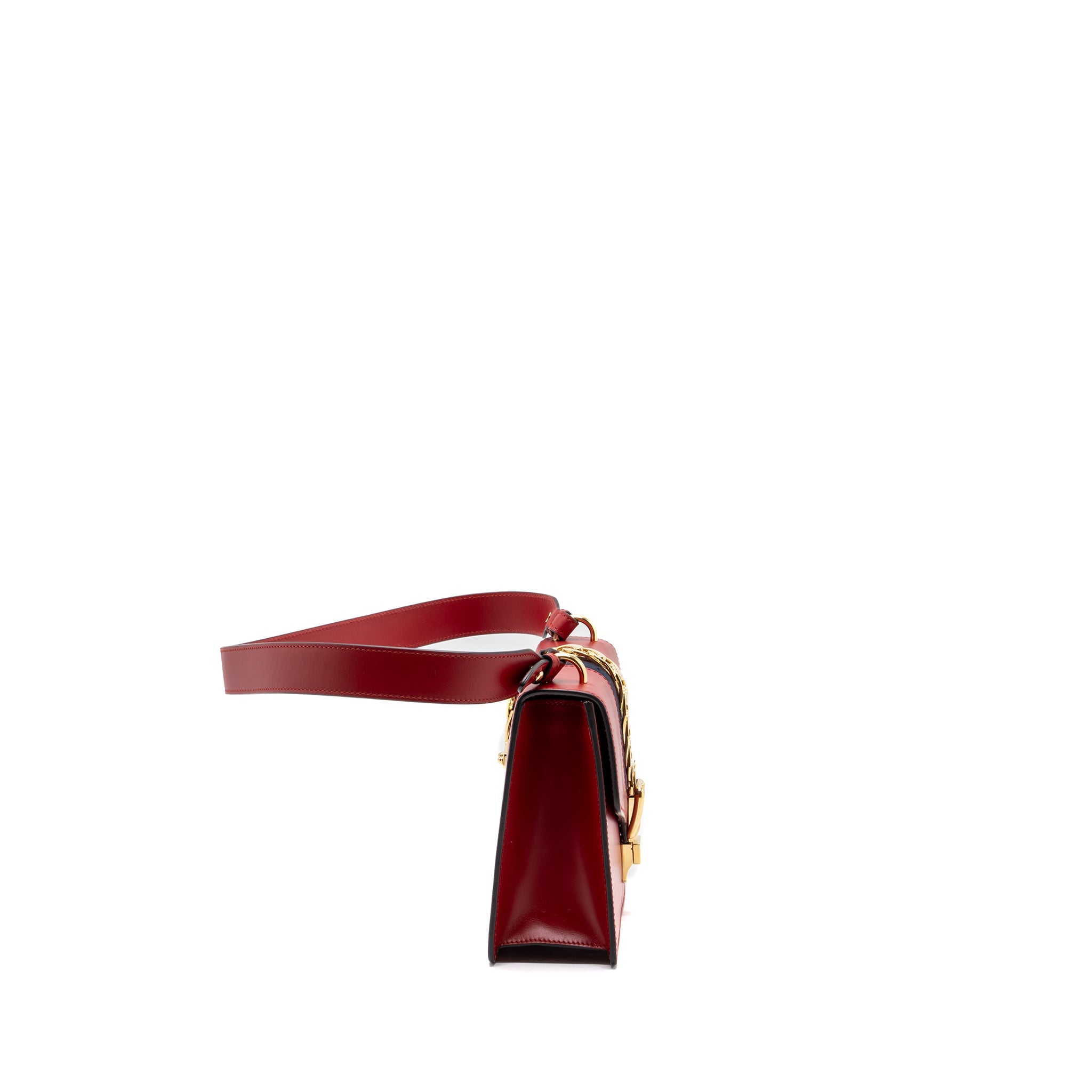 gucci-sylvie-shoulder-bag-calfskin-red-ghw