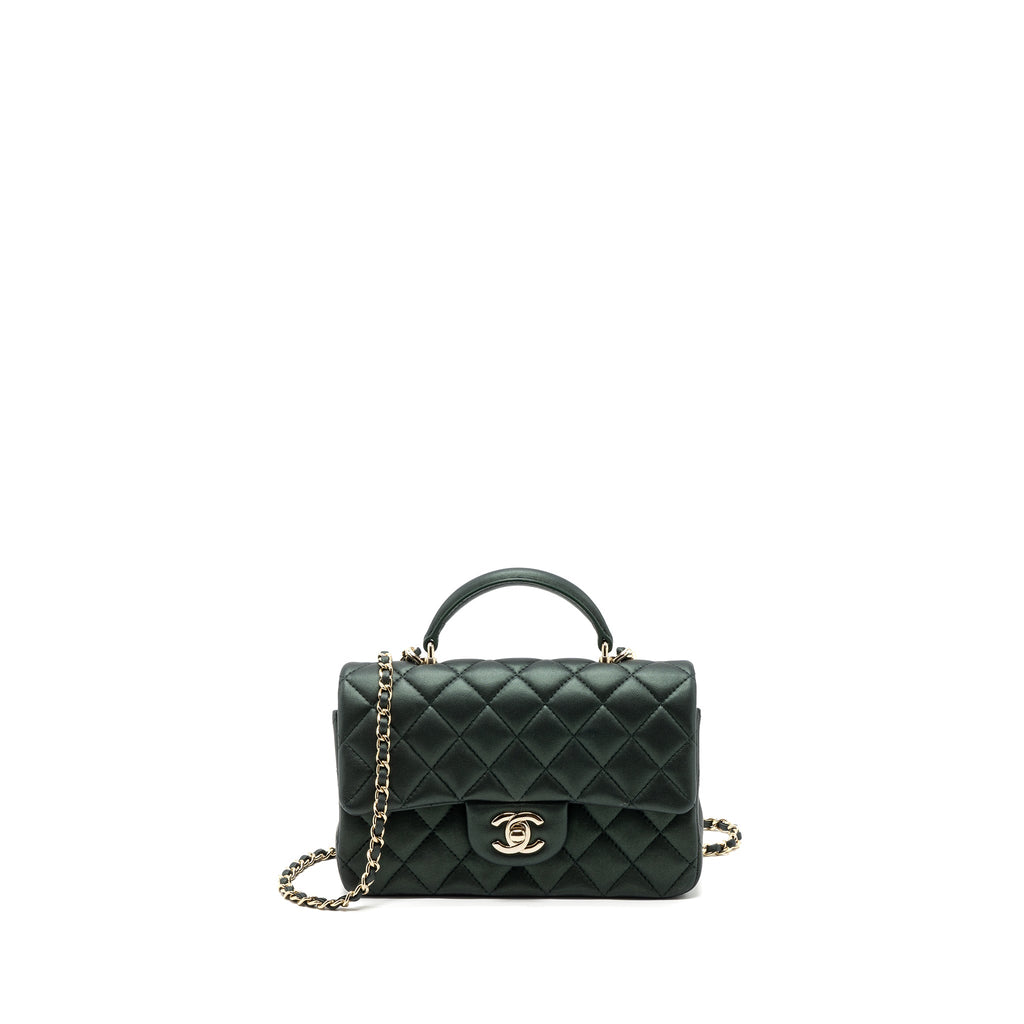 chanel-top-handle-mini-rectangular-flap-bag-lambskin-dark-green-lghw-microchip