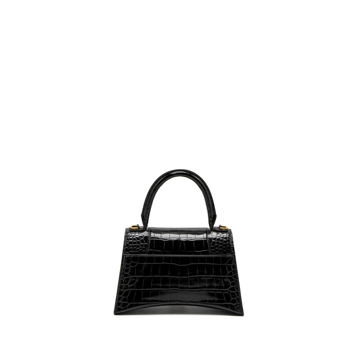 balenciaga-small-hourglass-bag-croc-embossed-leather-black-ghw