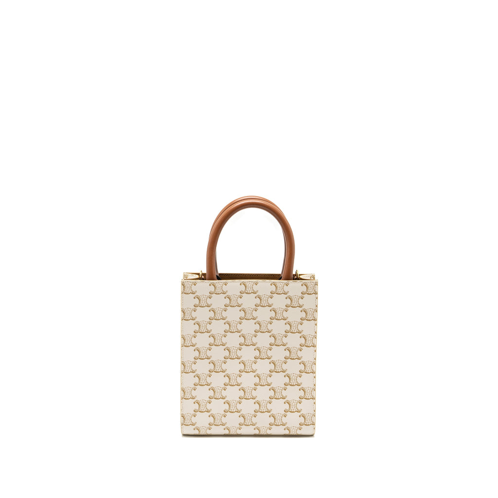 celine-mini-vertical-cabas-in-triomphe-canvas-calfskin-white-ghw