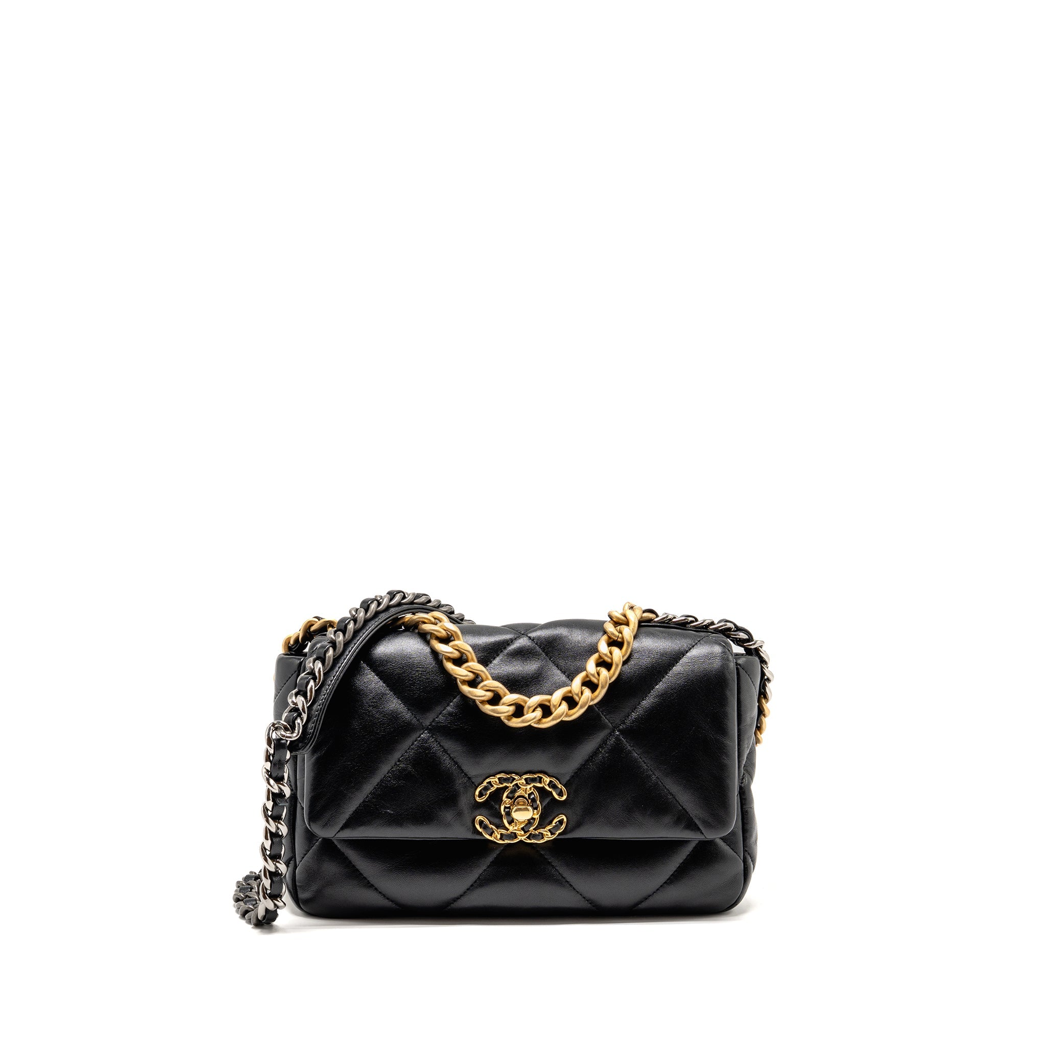 chanel-small-19-bag-goat-skin-black-multicolor-hardware-microchip