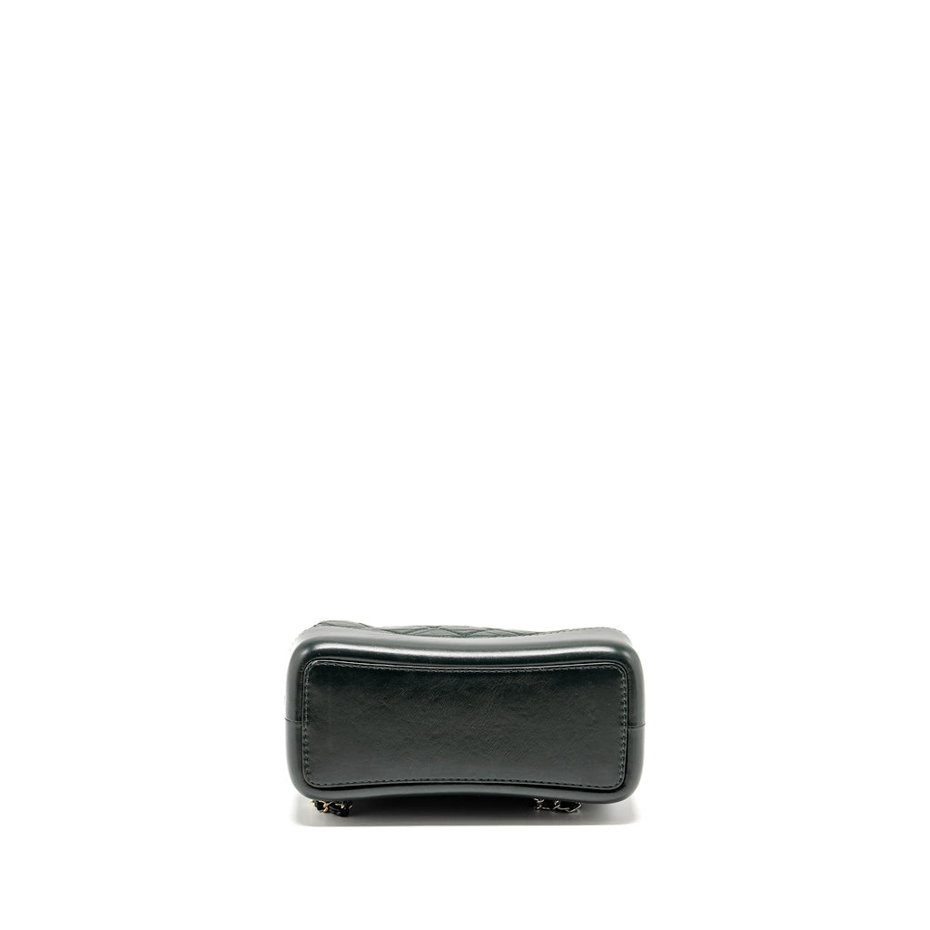 chanel-small-gabrielle-backpack-aged-calfskin-dark-green-multicolor-hardware