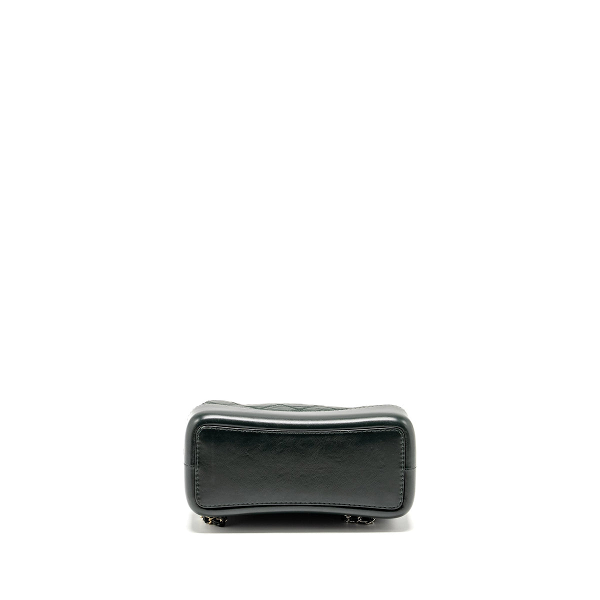 chanel-small-gabrielle-backpack-aged-calfskin-dark-green-multicolor-hardware