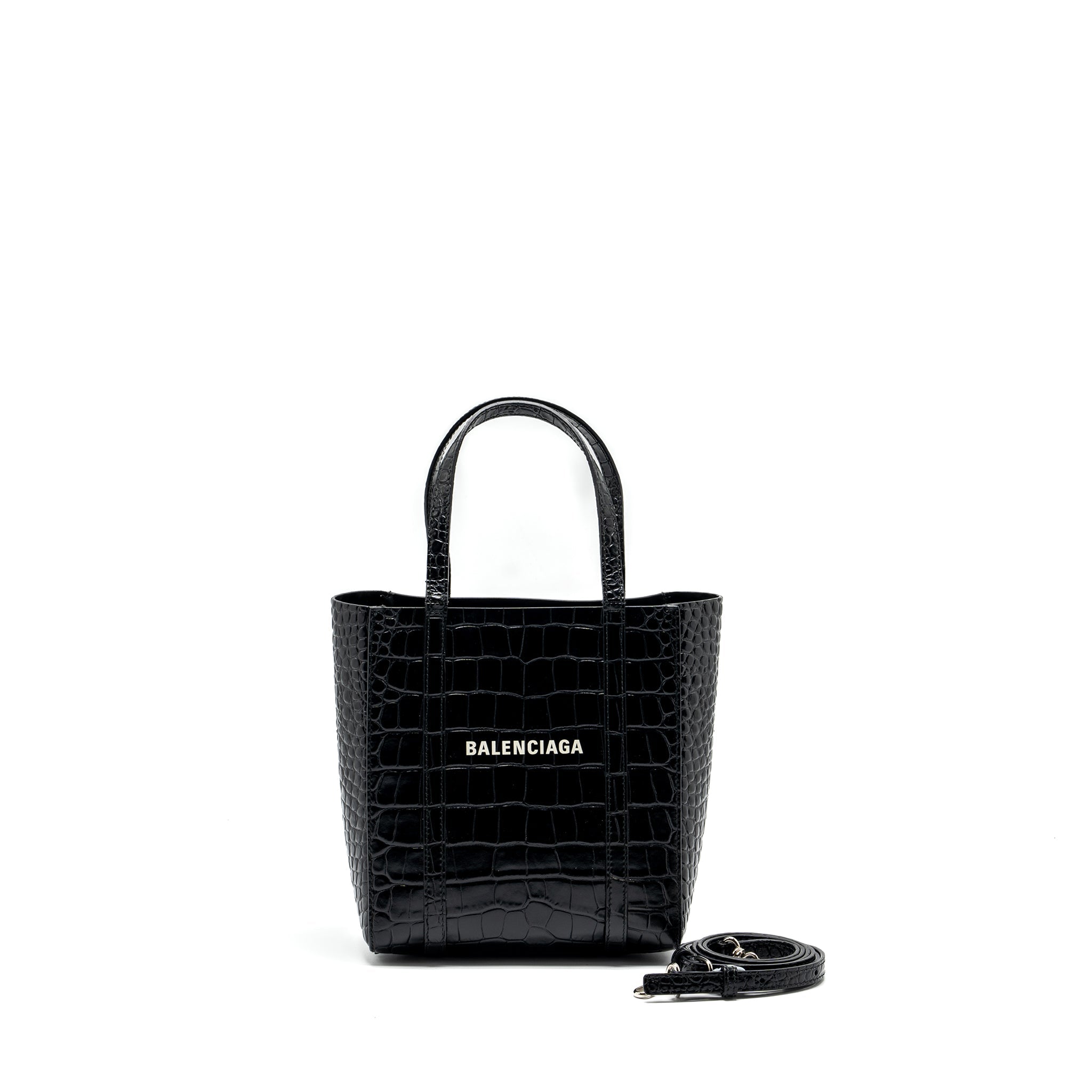 balenciaga-xxs-everyday-tote-bag-croc-embossed-calfskin-black-shw