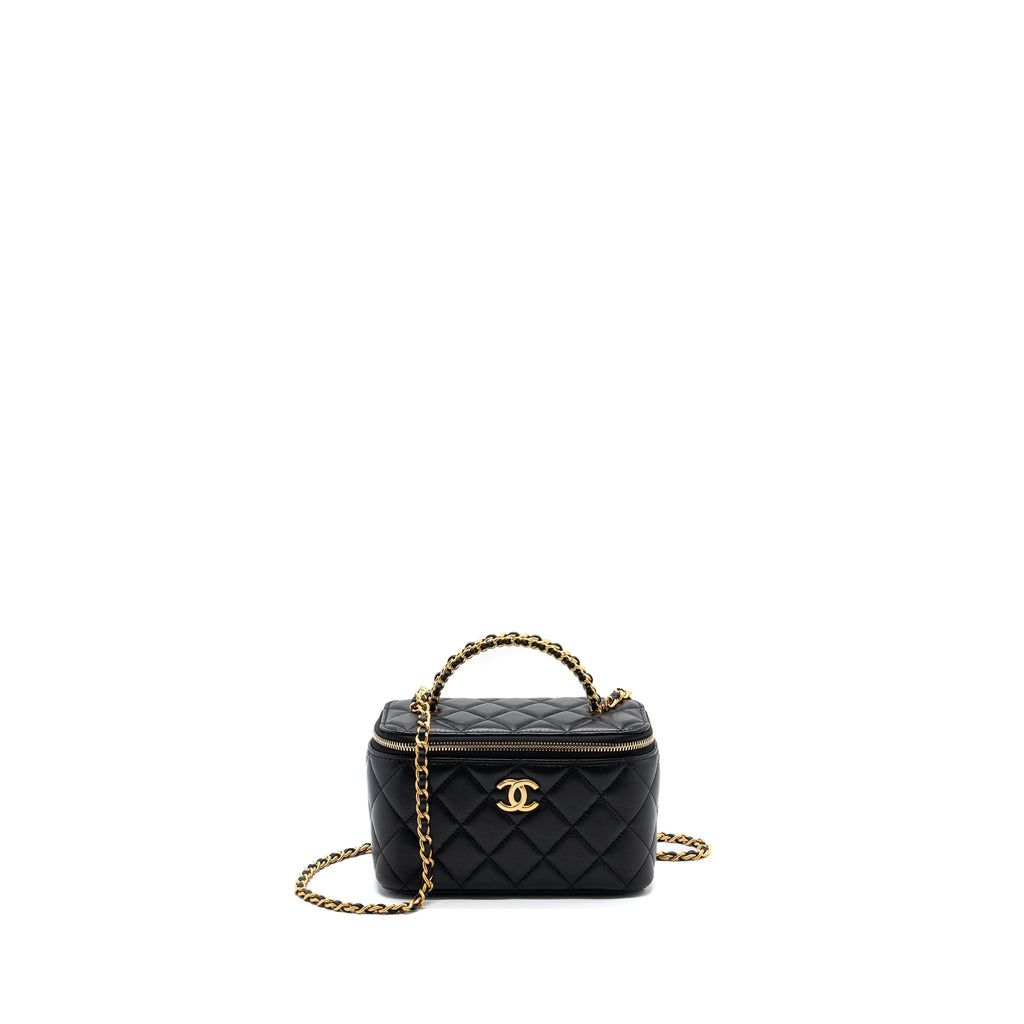 chanel-top-handle-long-vanity-lambskin-black-ghw-microchip